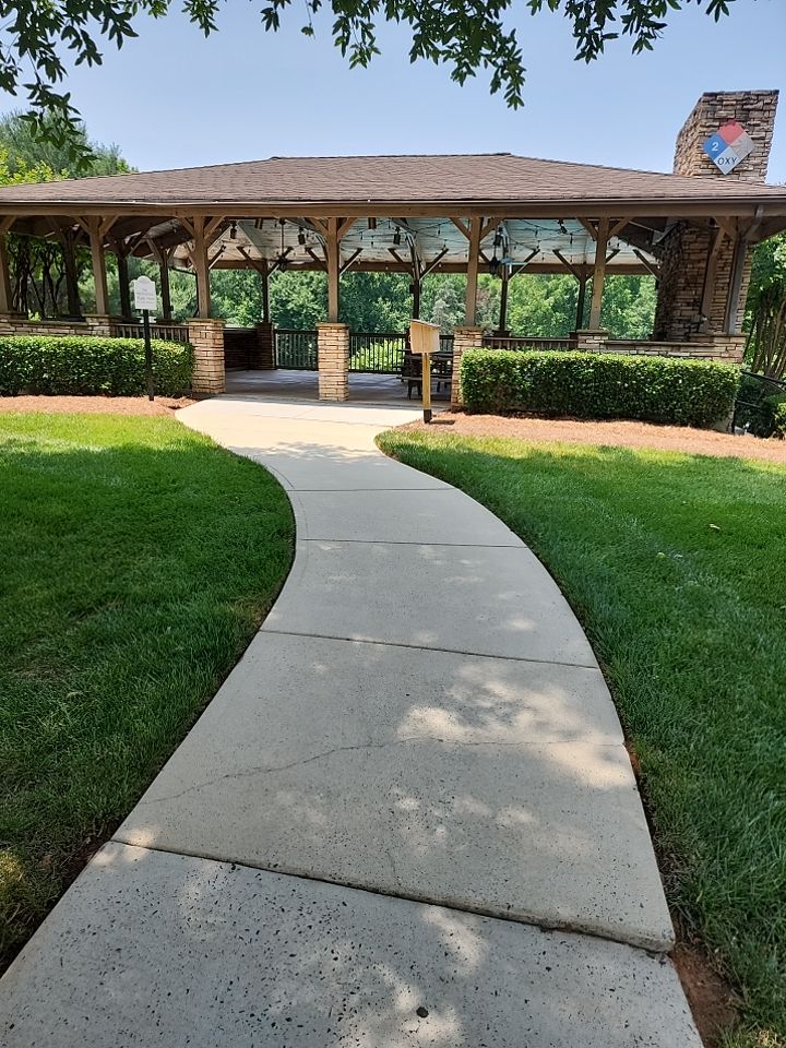 concrete Clean using cleaner by G&H Home Tech Pros LLC
