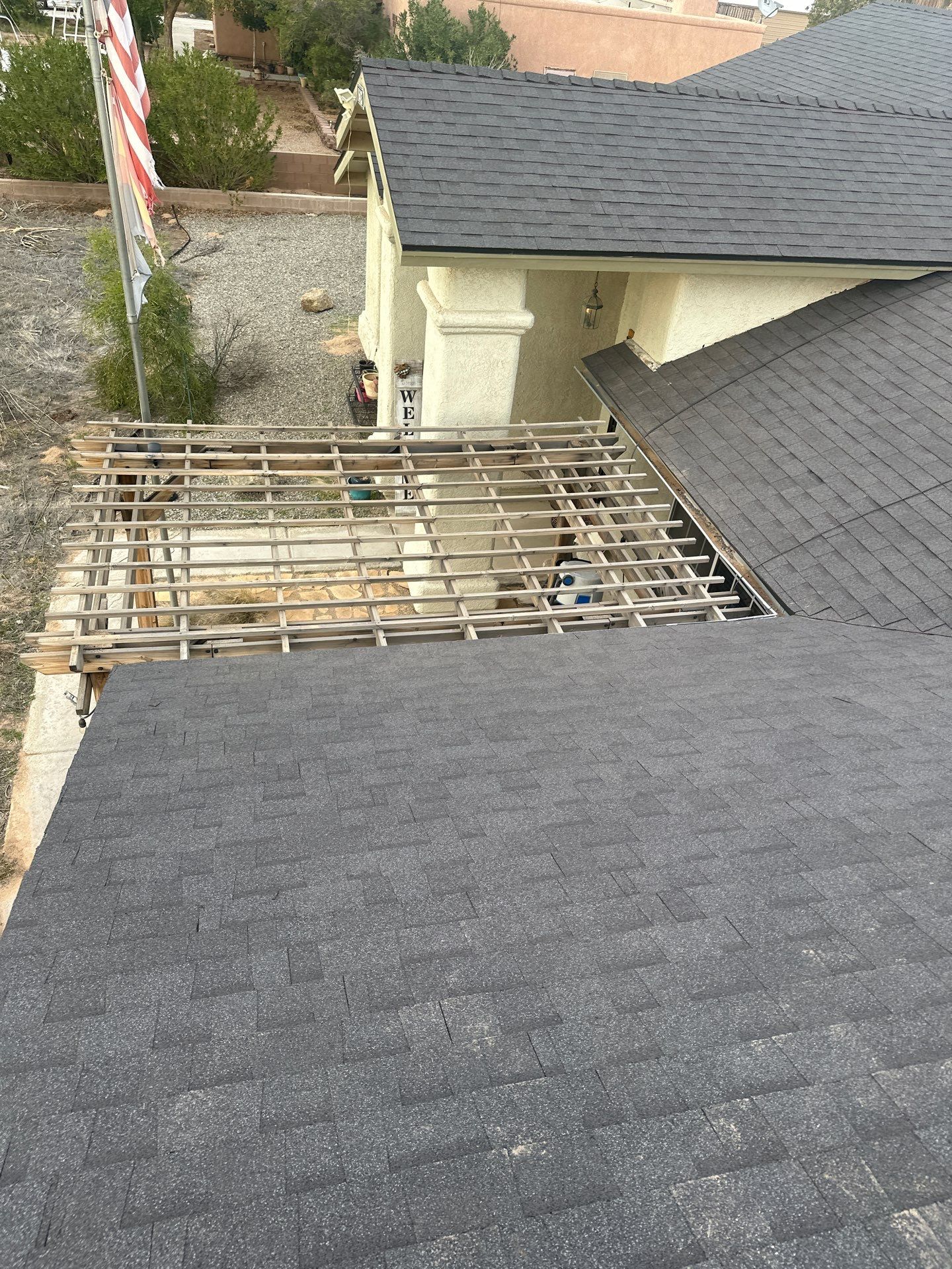 Storm Grey Shingles by Reimagine Roofing