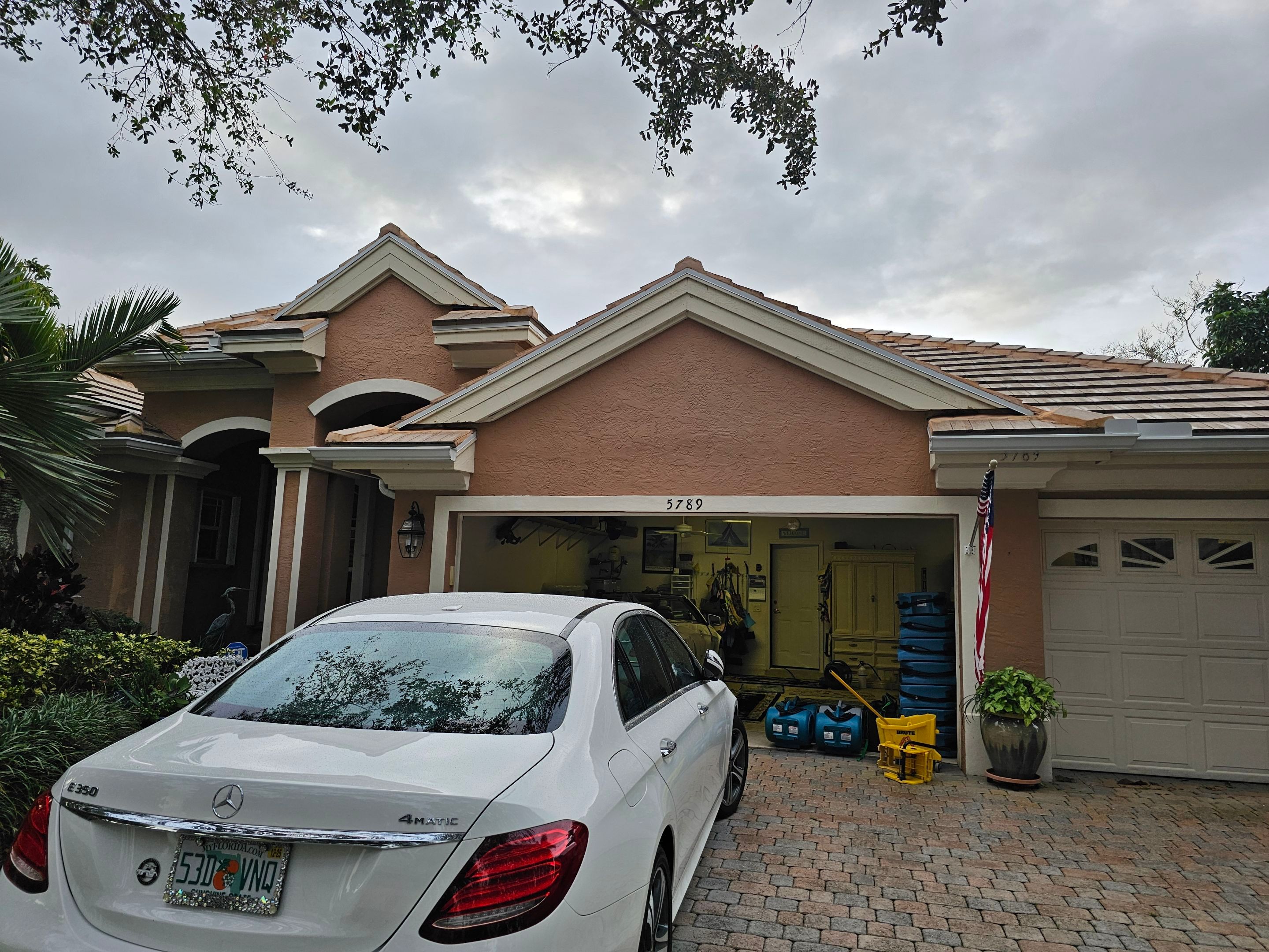 Water damage restoration by SuperClean