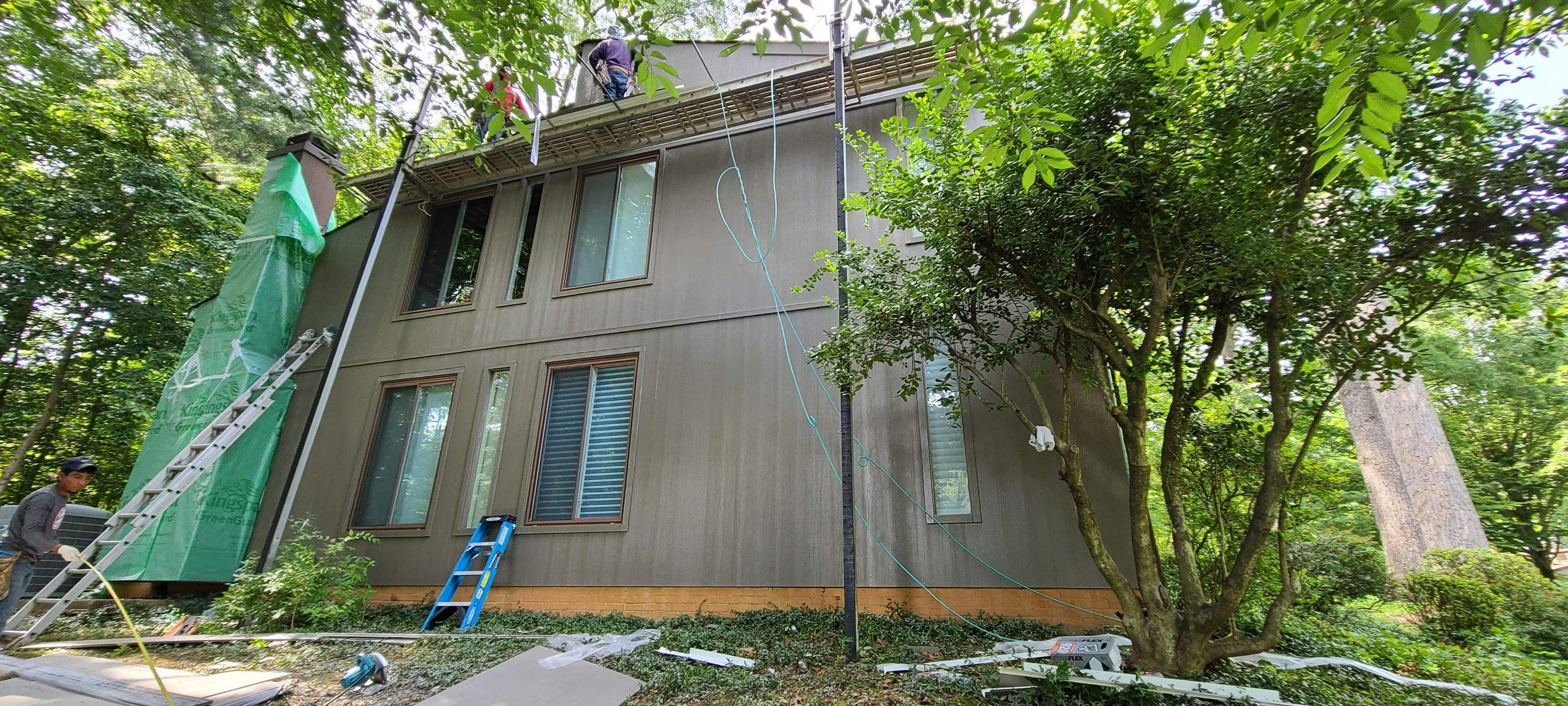 James Hardie Board and Batten Siding and ProVia entry door by Window Depot of Annapolis