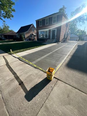 Concreto (Driveway Installation using concrete 4000 psi)