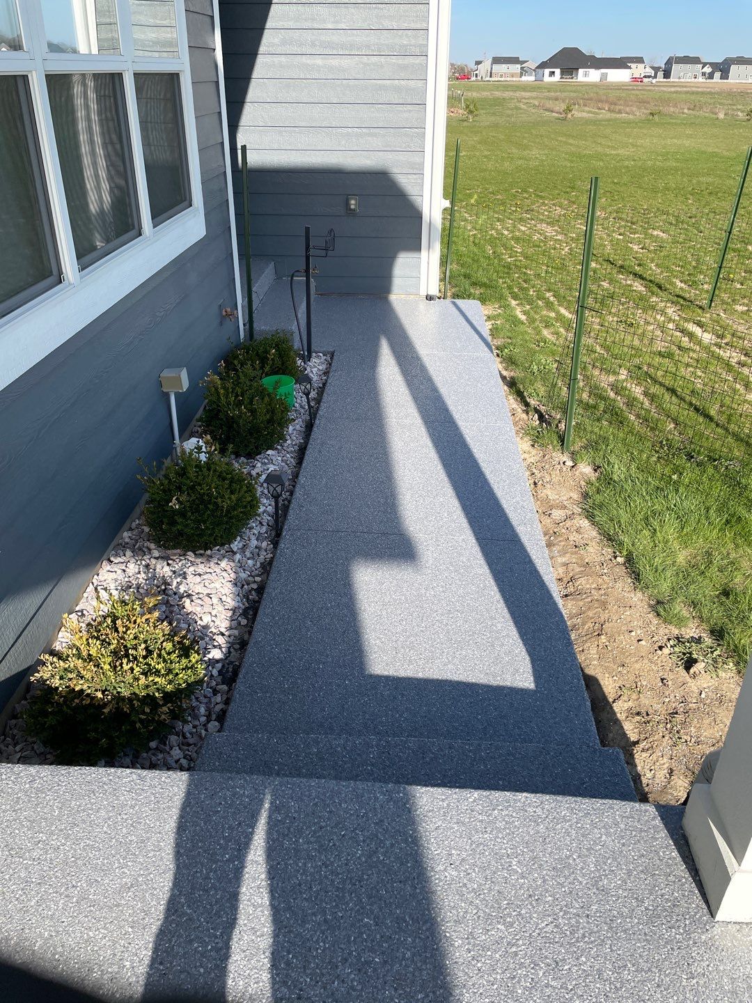 Garage, Barn and Patio Floor using Granite by Your1DayFloor.com