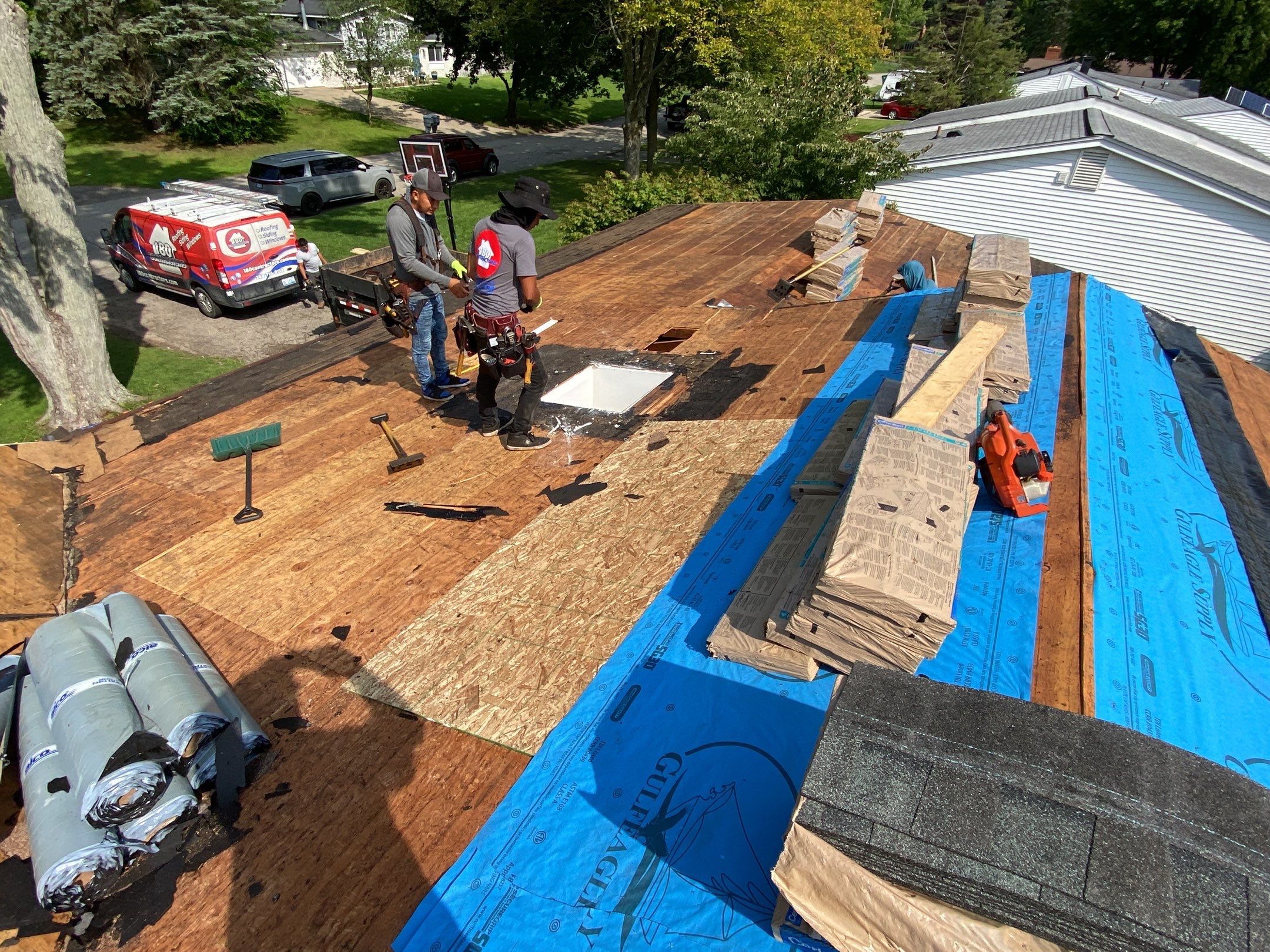 Roof Replacement using CertainTeed Landmark by 180 Contractors