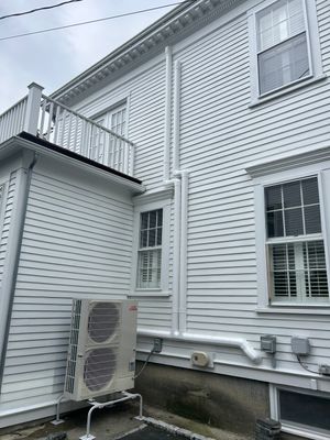 Multi-Zone Mitsubishi Ductless Mini-Split Installation in Historic Newport Home