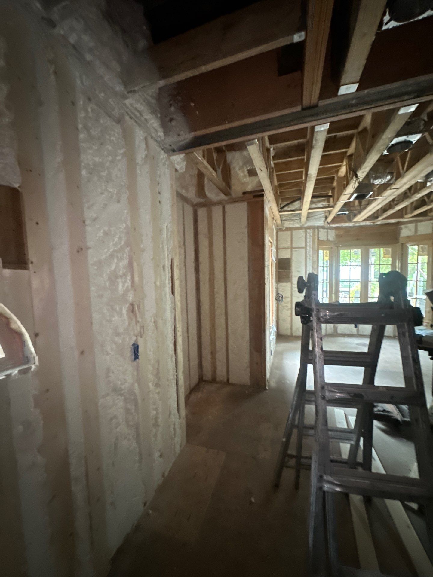 We spray foamed this beautiful and very unique custom home in Dallas by Apex Insulation Solutions