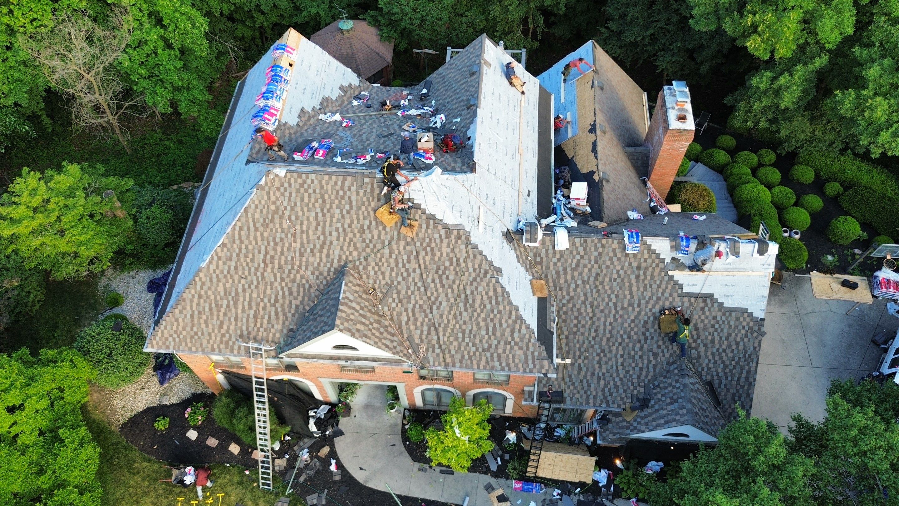 Residential Roofing Installation using Timberline HDZ Shingles - Cedar Falls by RoofX 