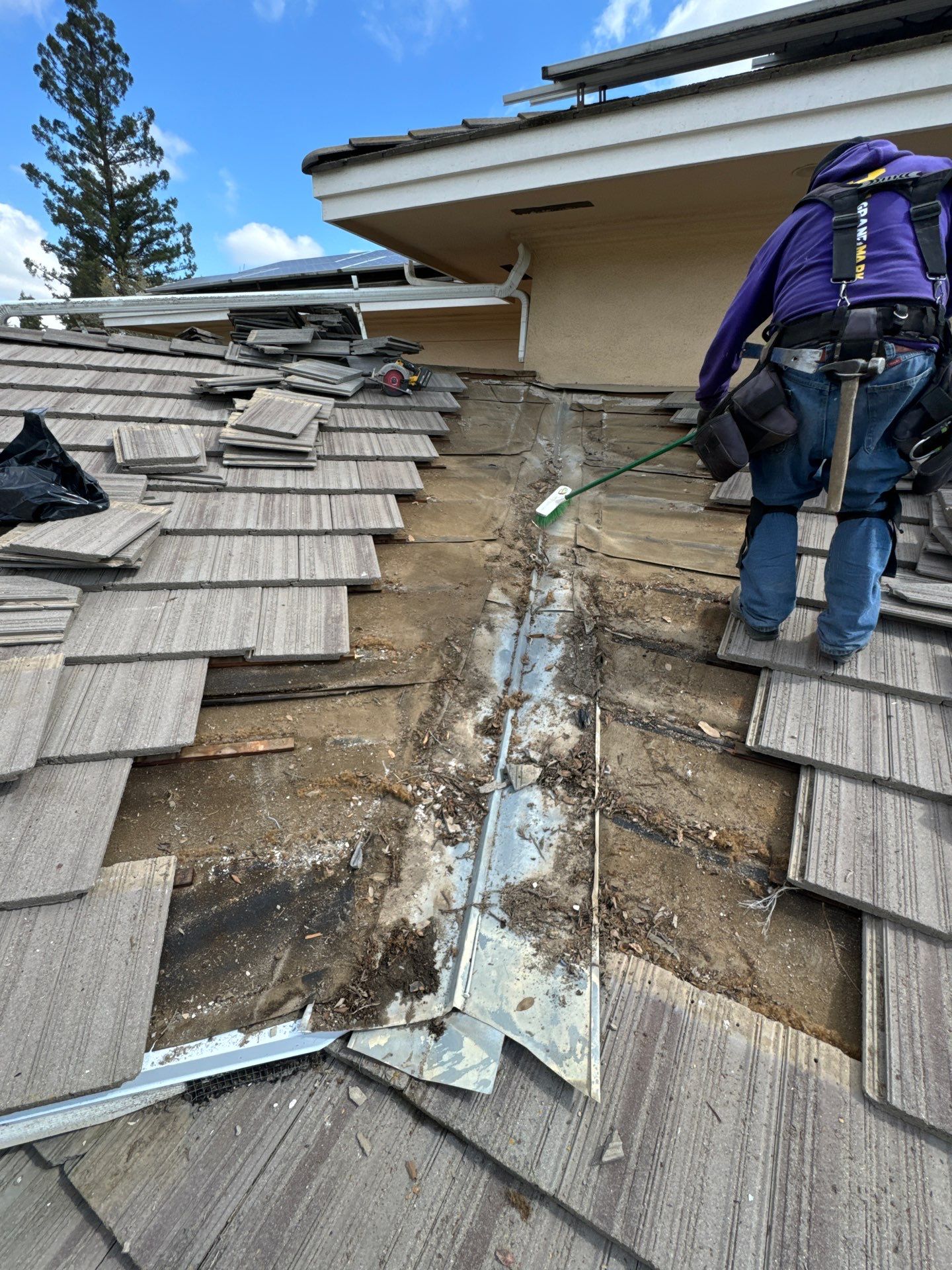 Solar Roof Leak Repair  by Grandmark Service Company