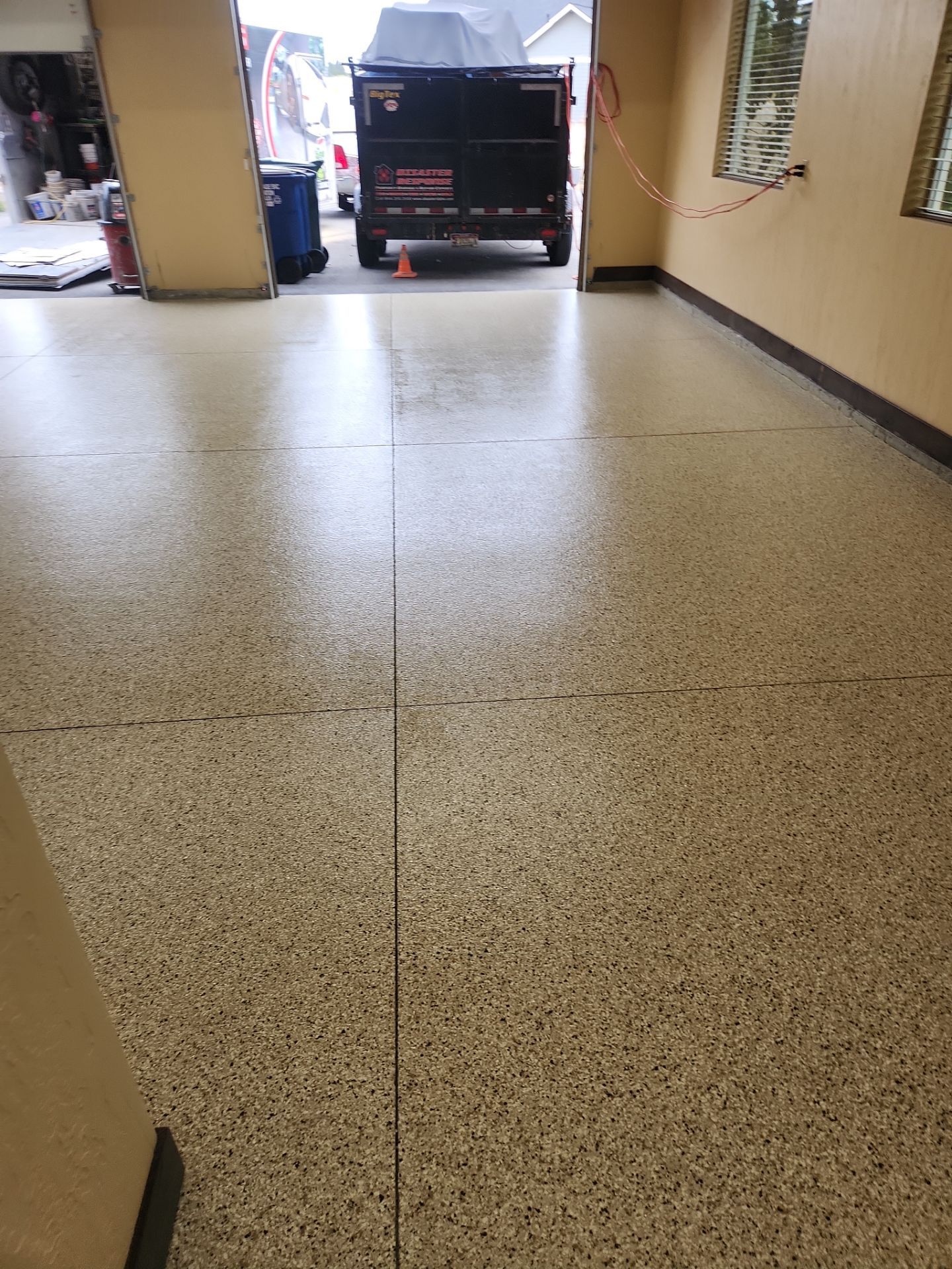 Garage Transformation using Driftwood by Croc Coatings, LLC