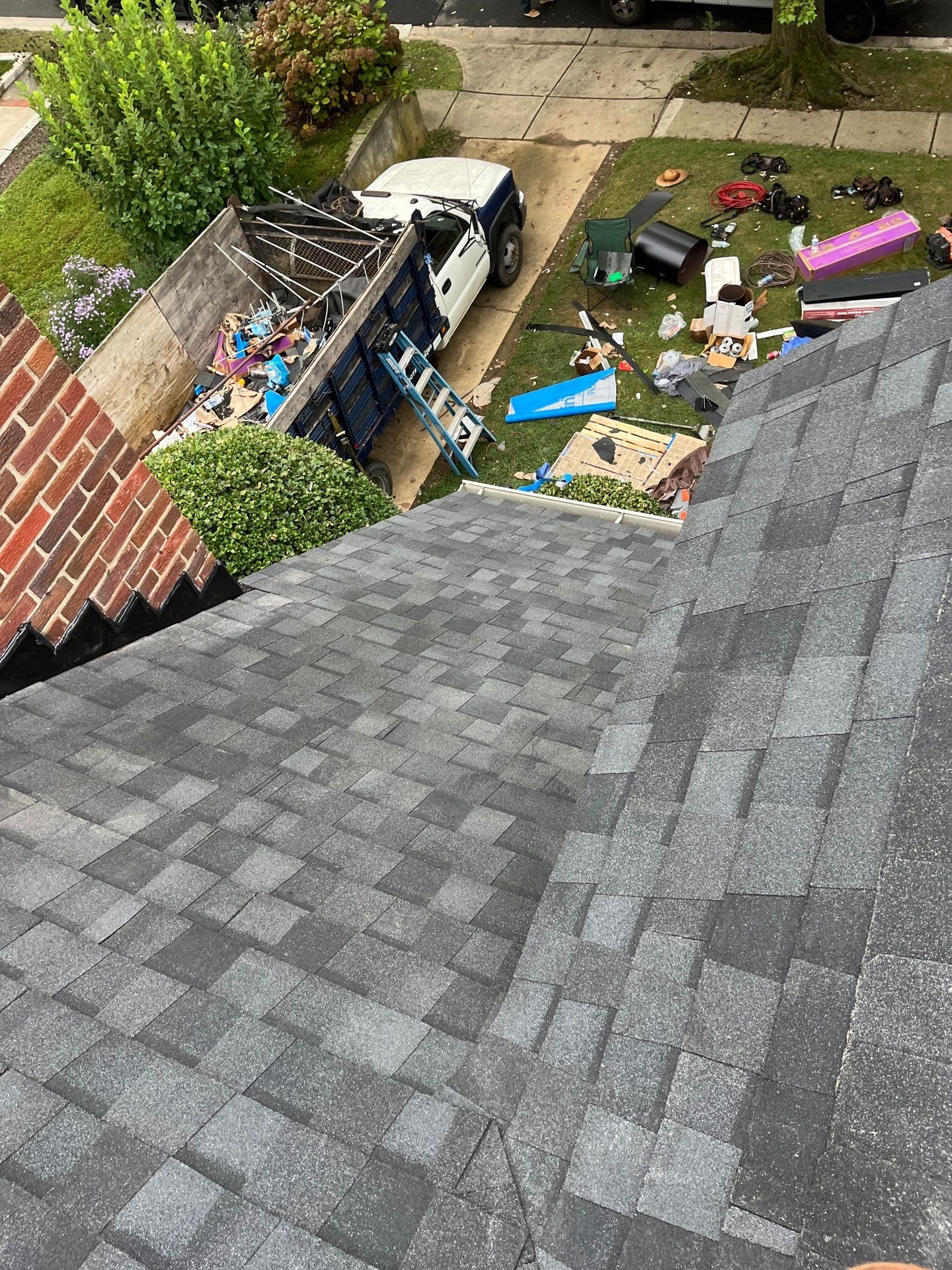 Arlington: Roof Replacement with CertainTeed Landmark Pro Designer Shingles in Max Def Moire Black by RM Banning, Inc.