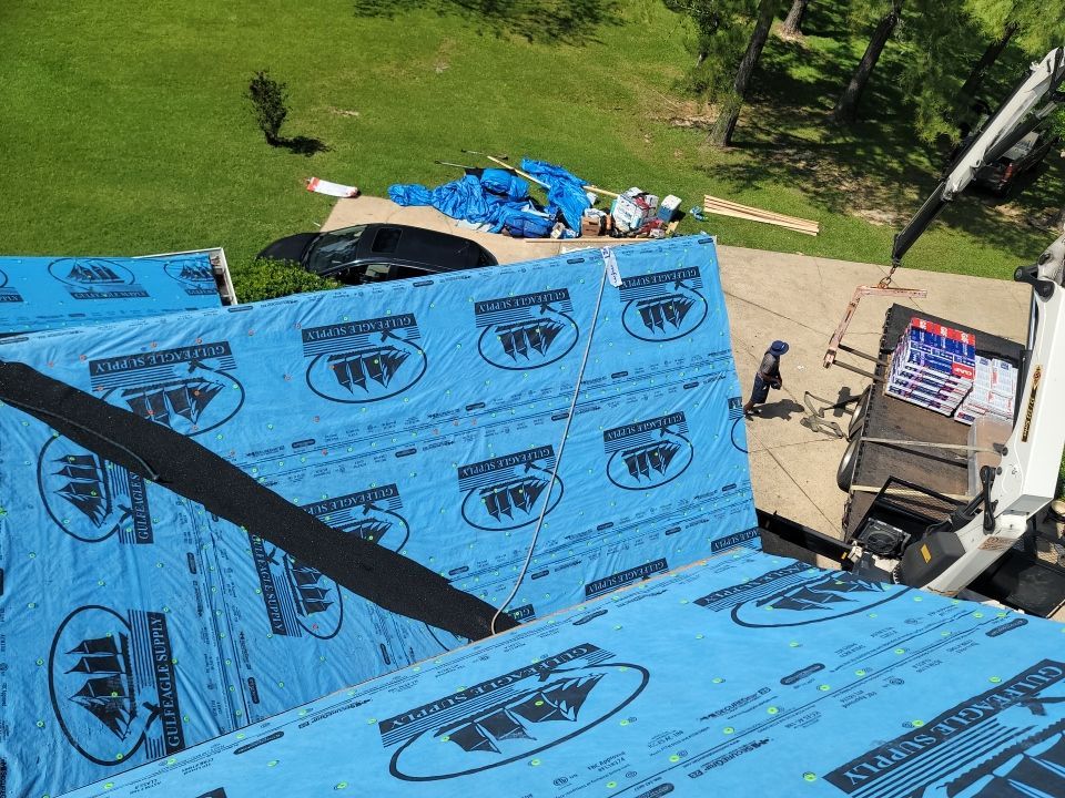 Residential Roofing Installation using Roof Replacement by American Roofing & Construction LLC