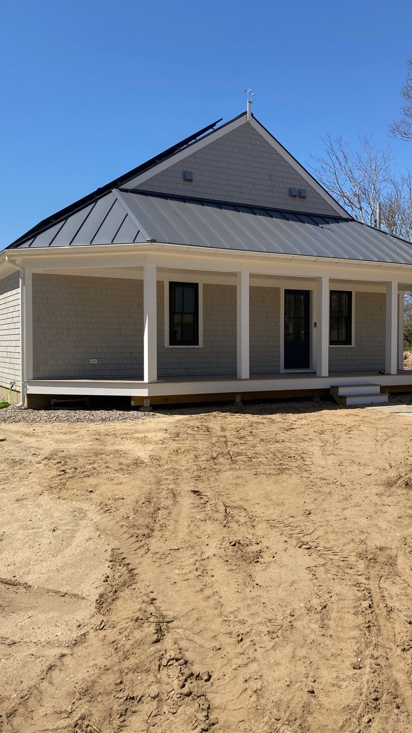 Gutter Installation using 6" Half Round Aluminum Gutter in Orleans, MA by Gutter Pro Enterprises