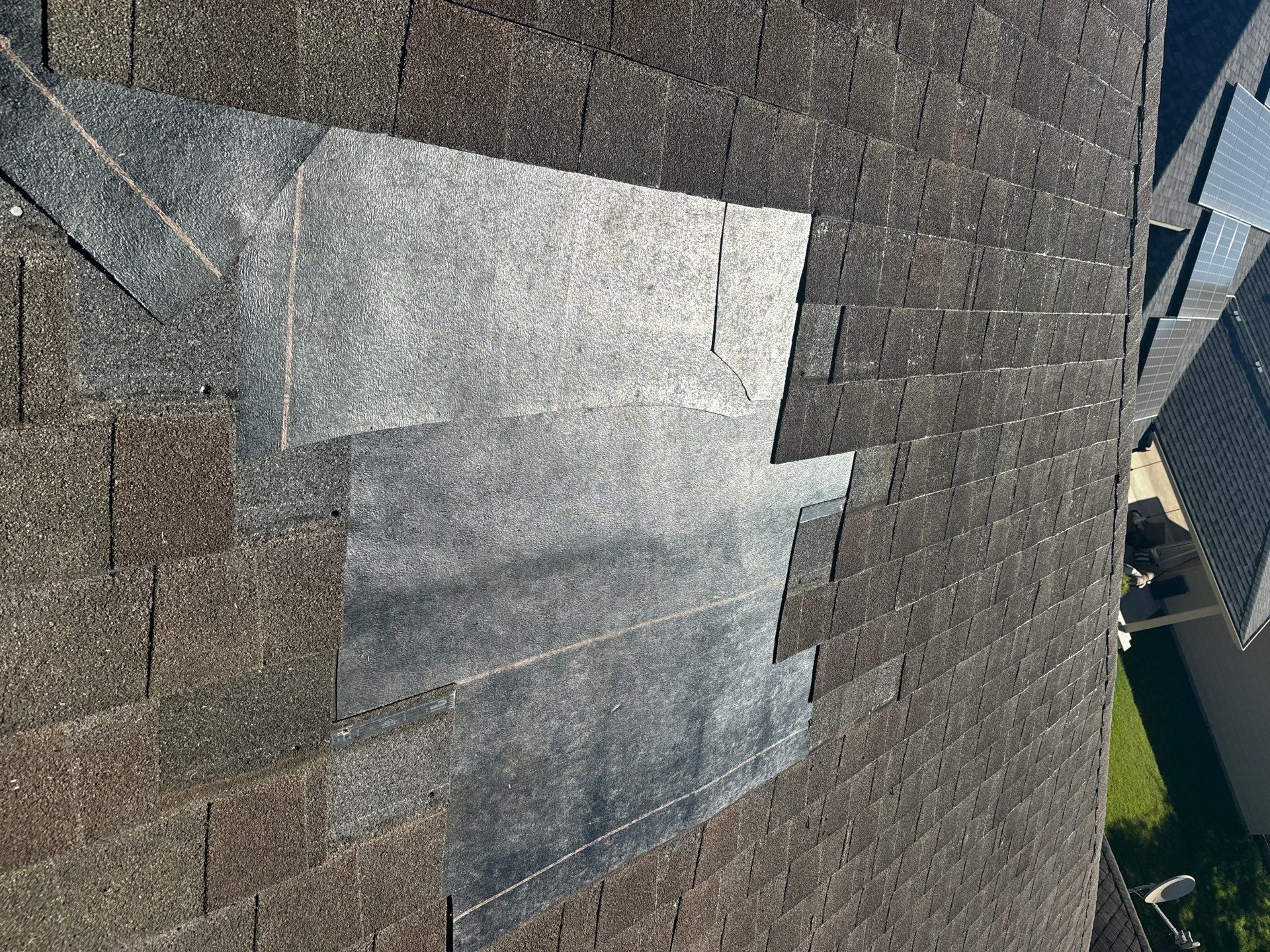 Hail Damage using Owen's Corning Duration (Lifetime) Shingles by Roof Repair Company