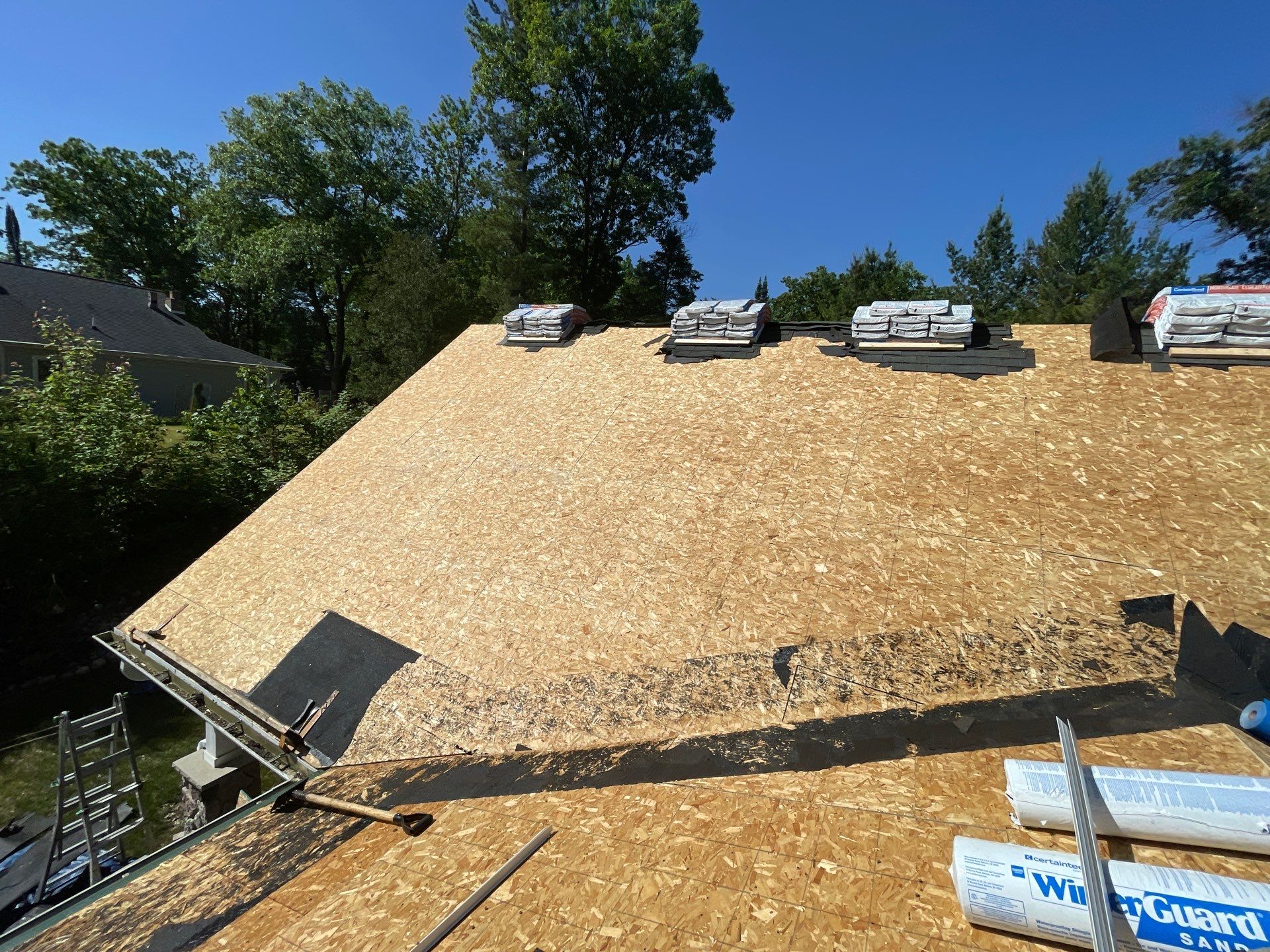 Roof Replacement using Certainteed ClimateFlex Northgate by GRACCO