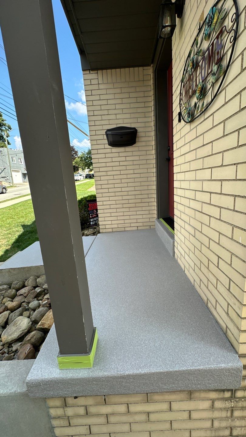 Patio + Walkway + Porch Project in Irwin by Floors in a Day, Inc