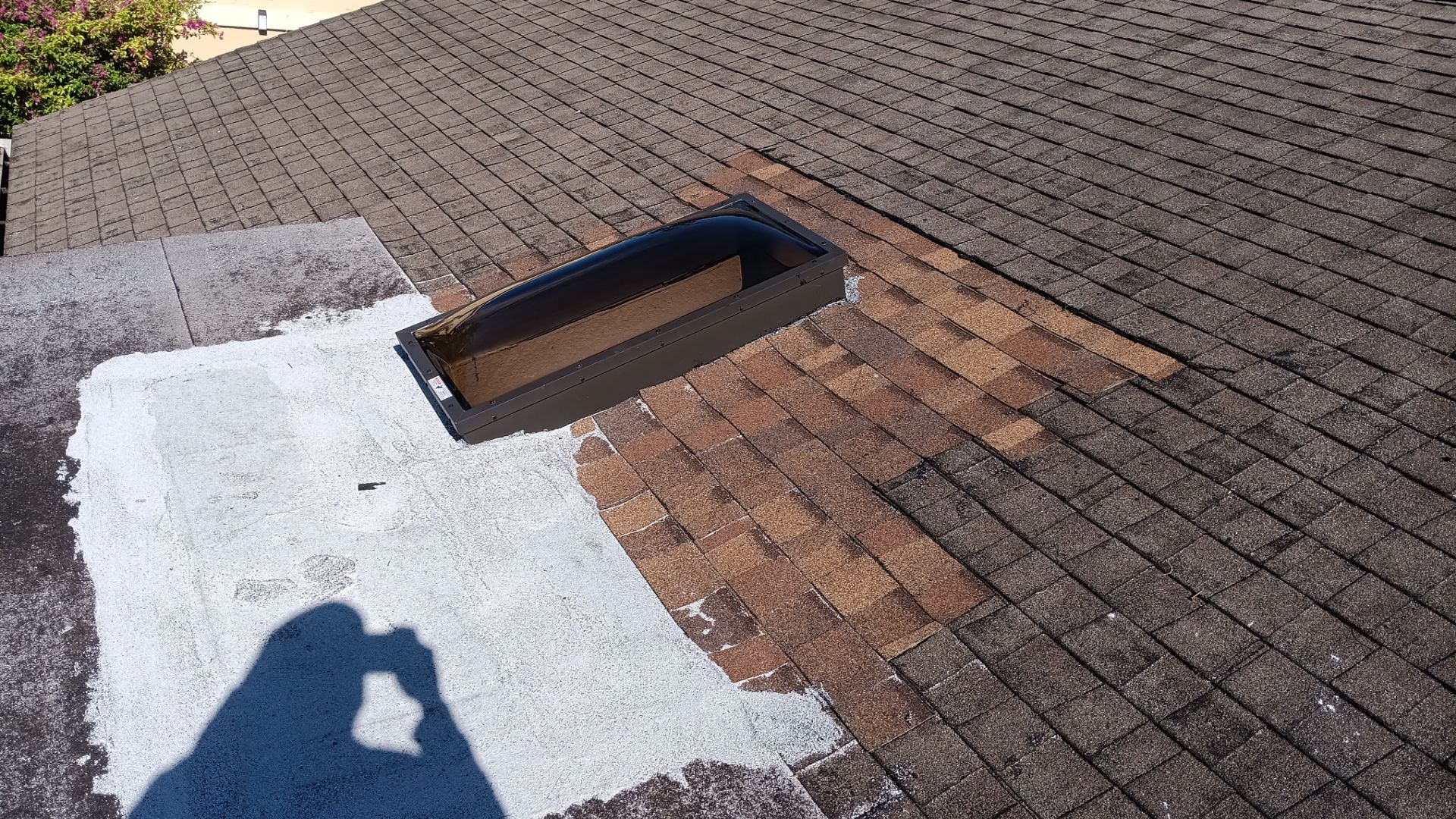REPLACE NON APPROVED SKYLIGHT ALONG WITH CLOGED GUTTER by Morton Roofing, Inc.