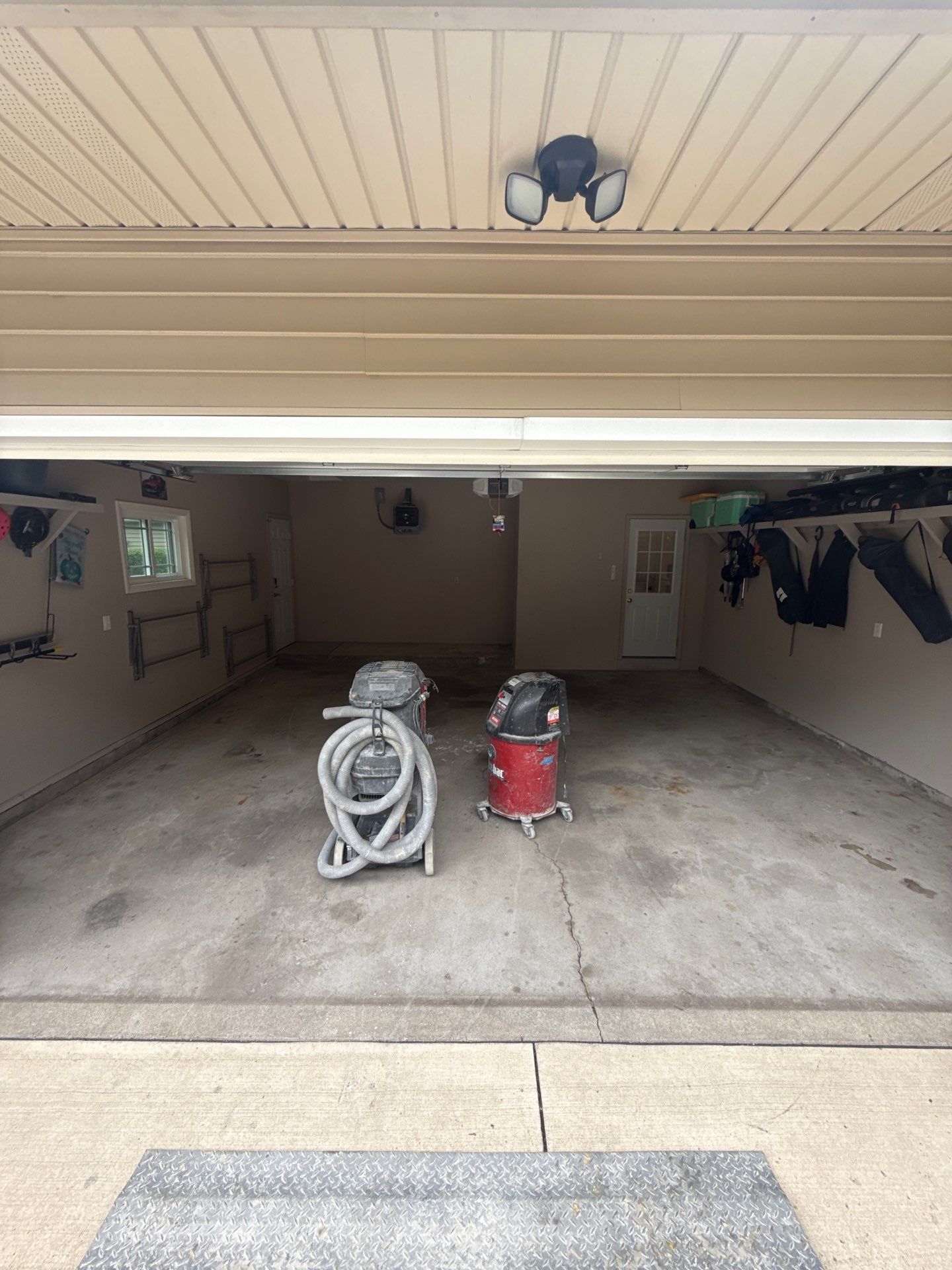 New Garage Floor Coating for this Waterloo Homeowner by Revival Concrete Coatings