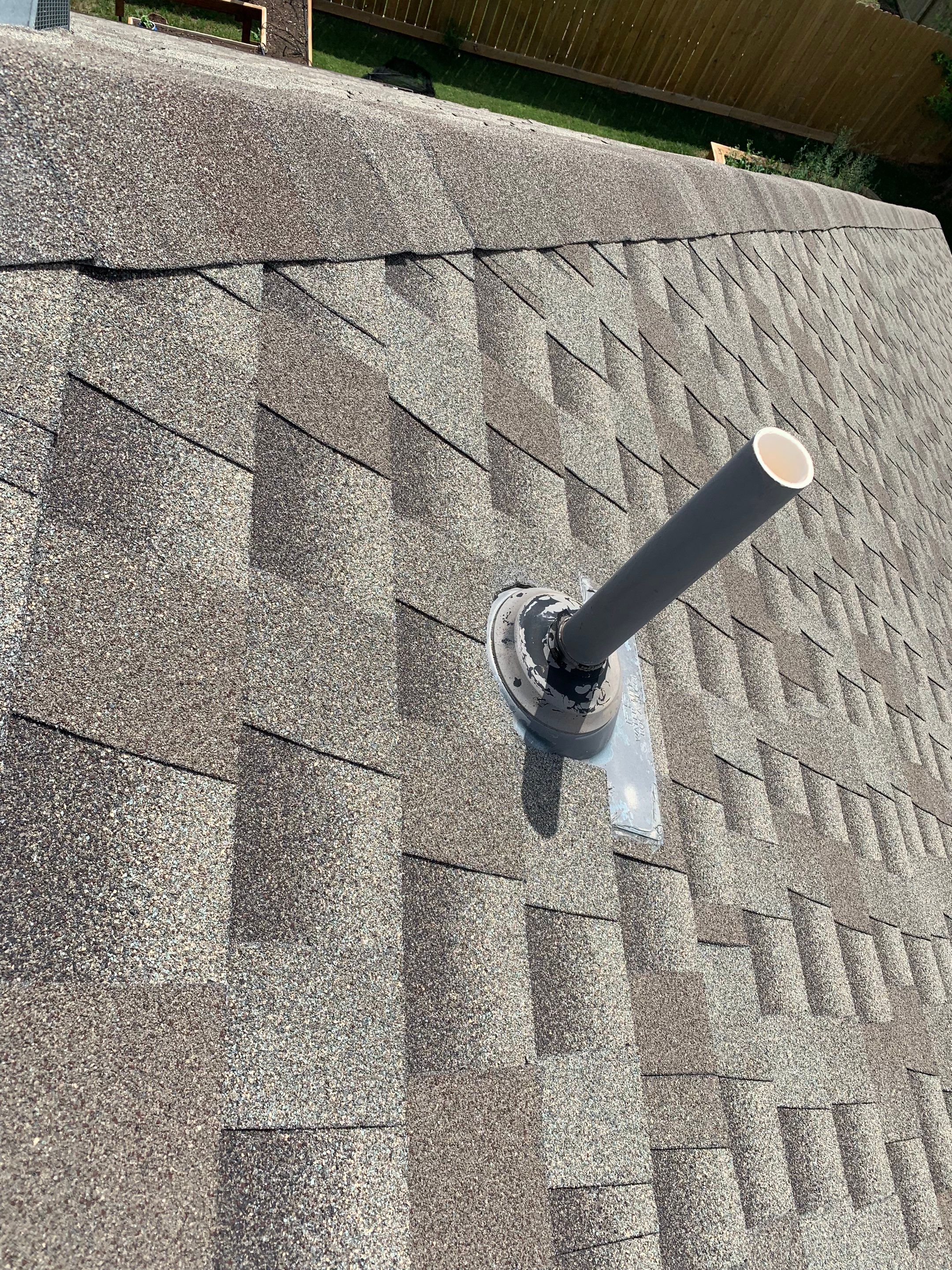 Reroof using GAF HDZ in Charcoal by Castillo Roofing