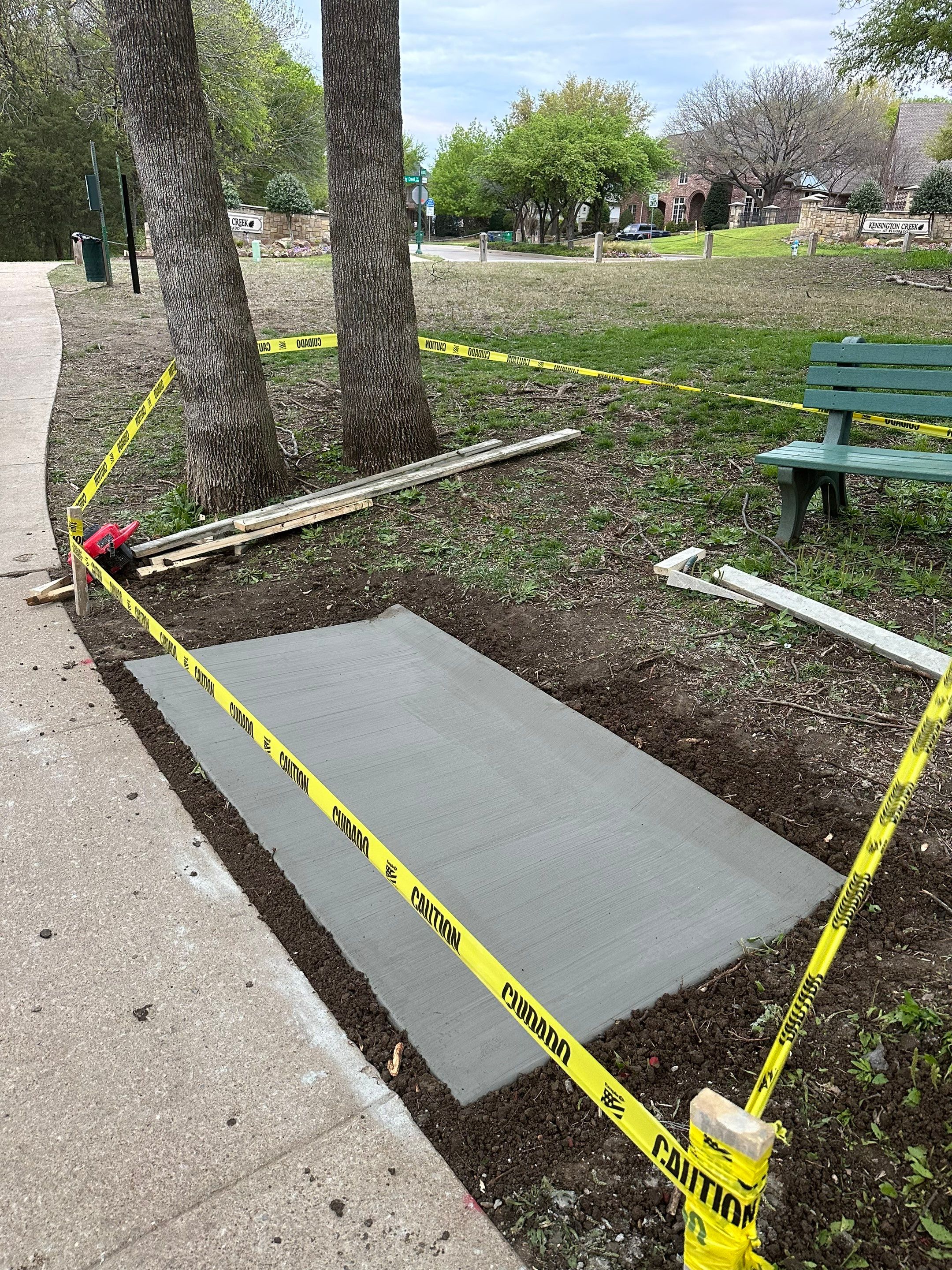 Bench Additions to Community  by SLM General Contractors & Roofing