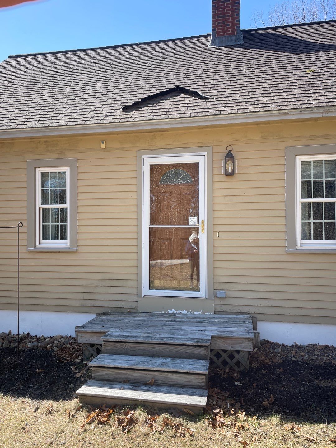 New Front Entrance Overhang - North Berwick Maine by Tall pine roofing