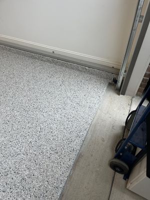 Garage Floor Coating using Cabin Fever