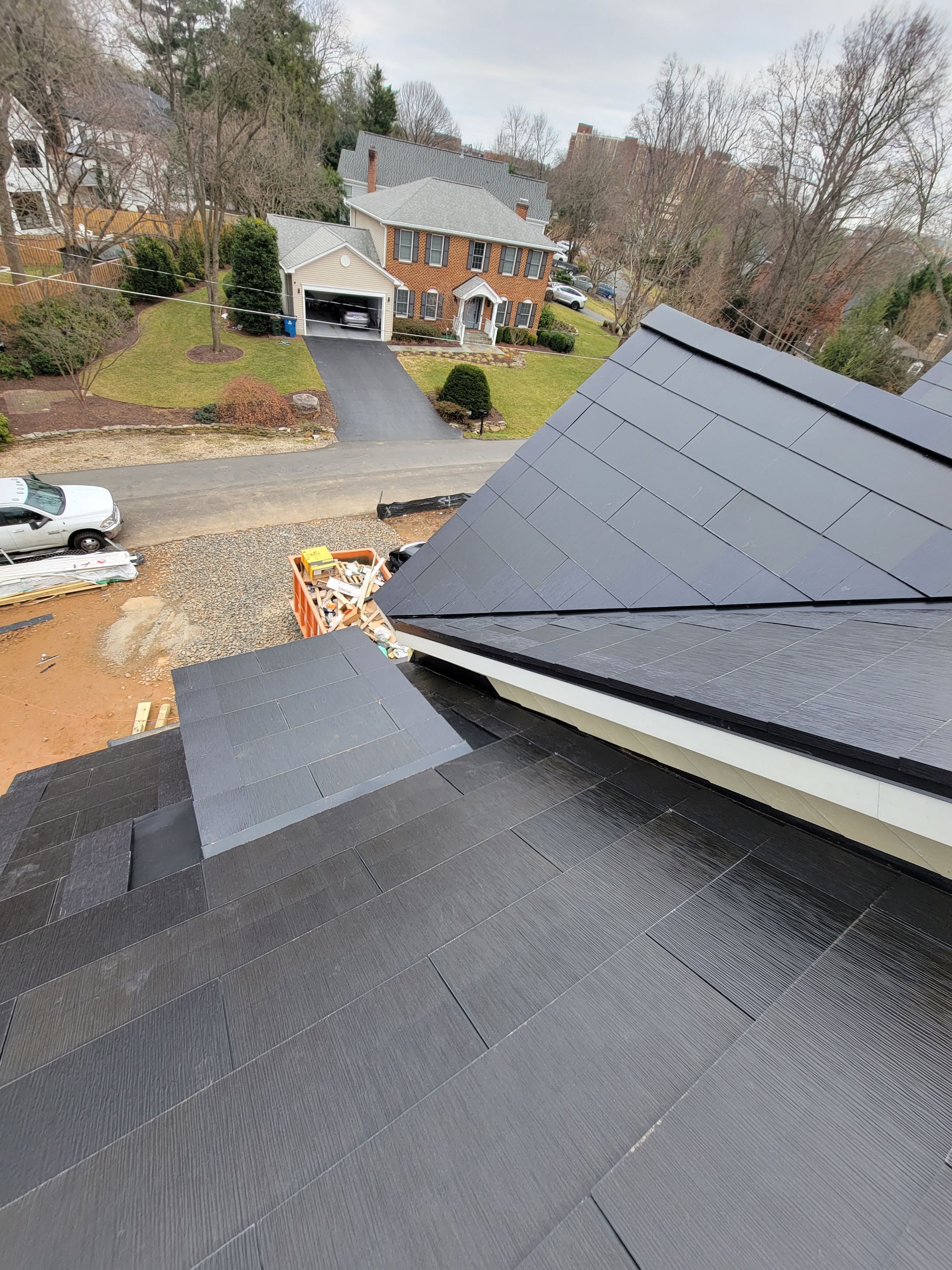 New Construction Tesla Solar Roof by American Home Contractors
