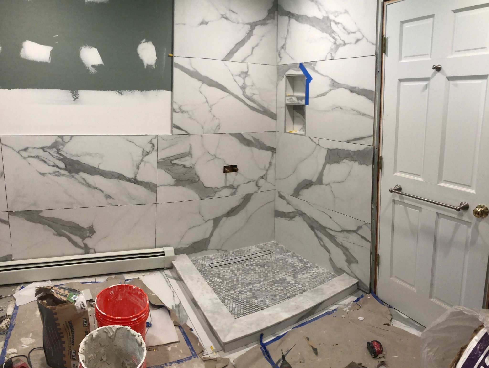 Bathroom Remodel using Tile by Home Concepts Construction