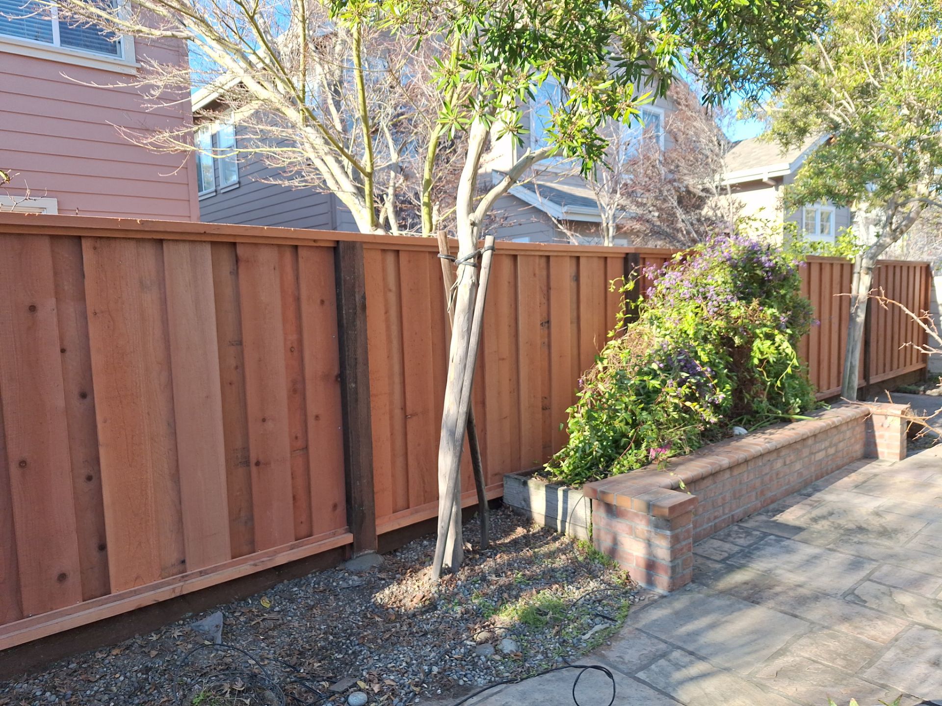 Board on Board Fence by Fremont Fence Inc