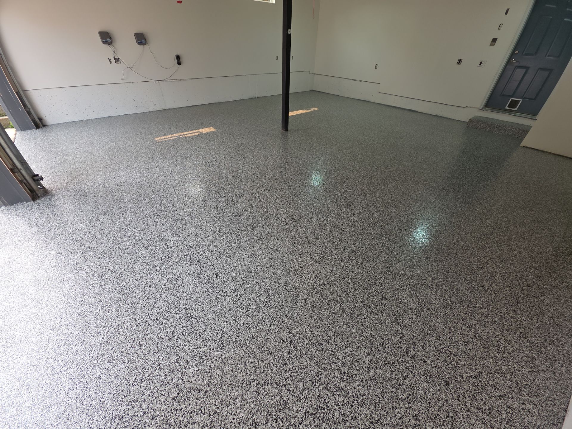 Garage Transformation using Domino by Croc Coatings, LLC