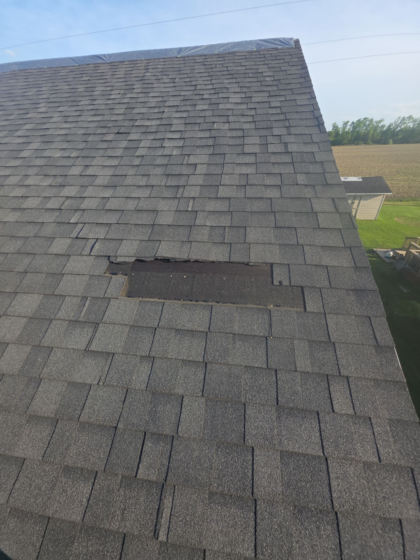Storm Damage Repaired! by 42 North Construction, LLC.
