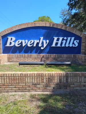 Beverly Hills Reverse Lit Channel Letters