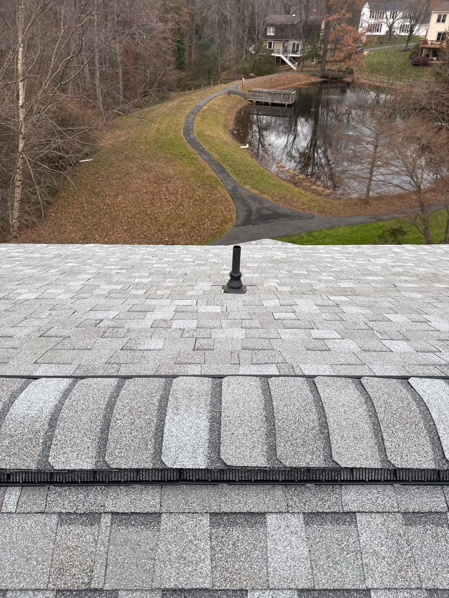 Burke: Residential Roof Replacement with CertainTeed Landmark Pro in Max Def Cobblestone by RM Banning, Inc.