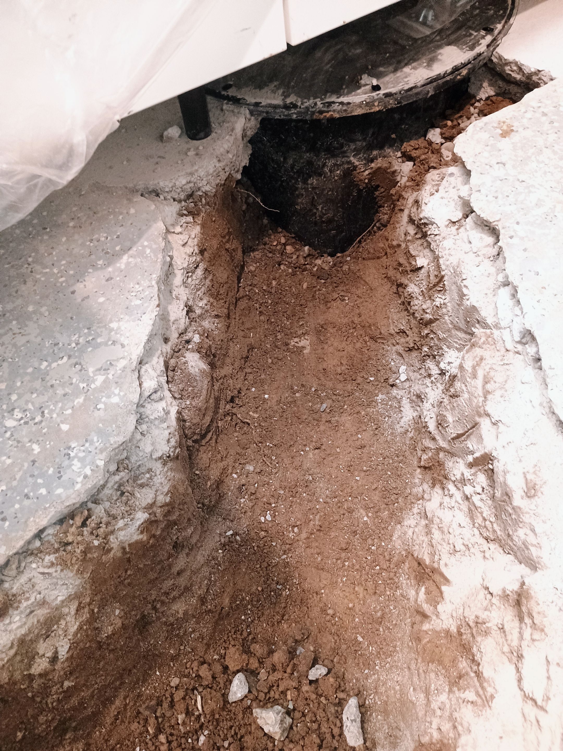 Interior Drain Tile in St. Louis Park by Waterproofing Northeast