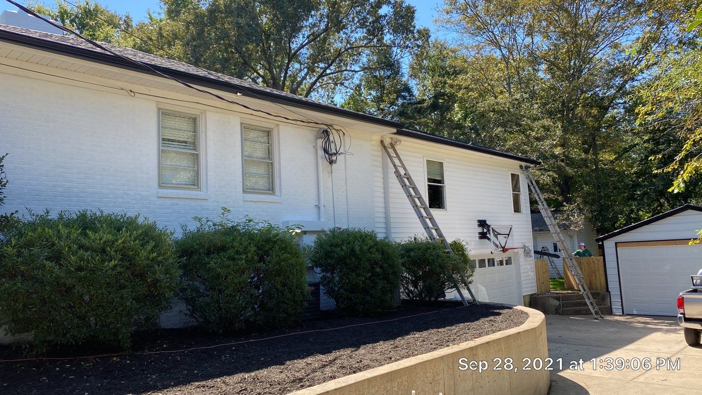 Gutter Installation in Greenville, SC using Seamless Gutter System by Property Assessment