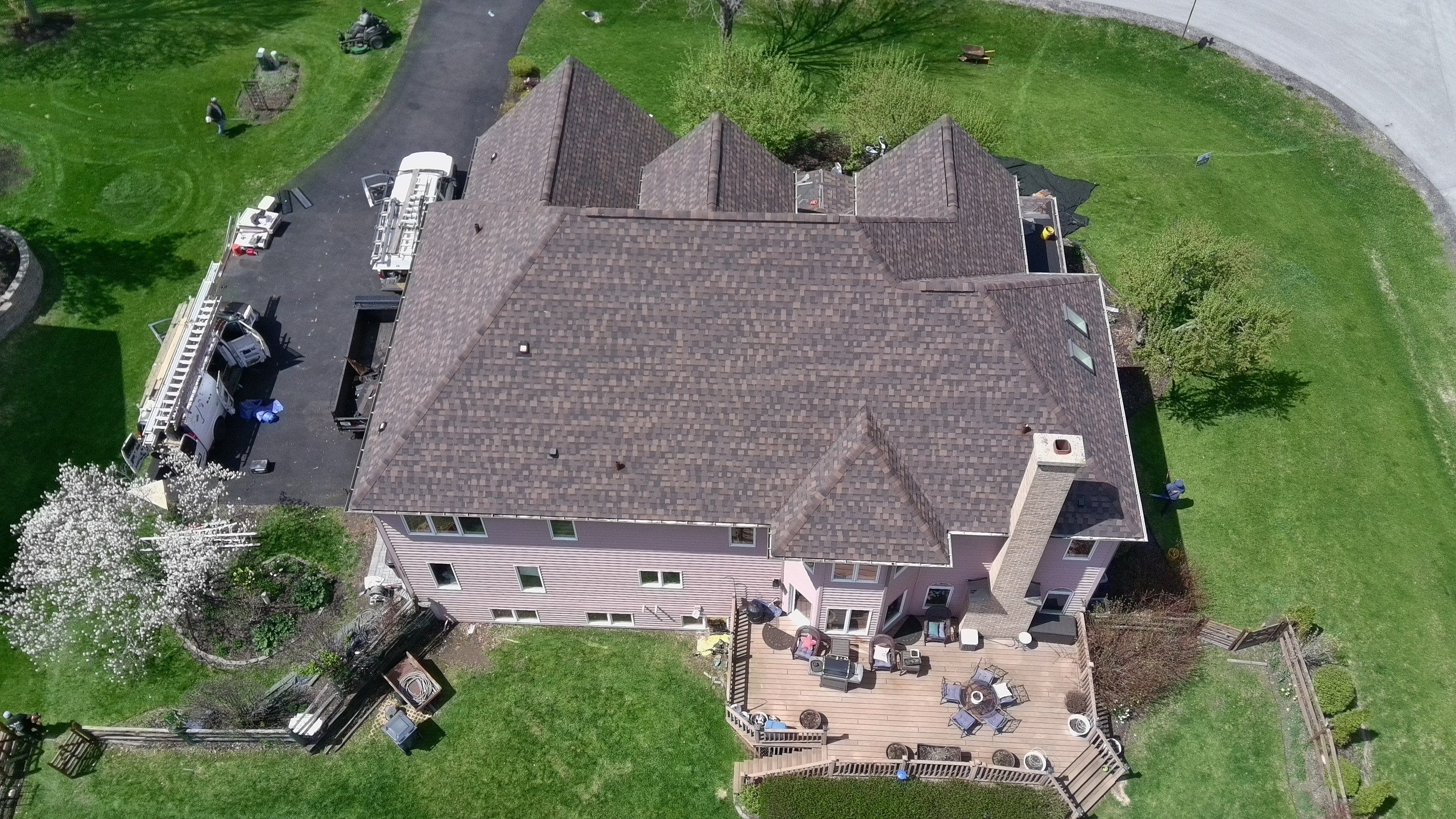Re-roof: IKO Nordic in Shadow Brown by Midwest Building Solutions