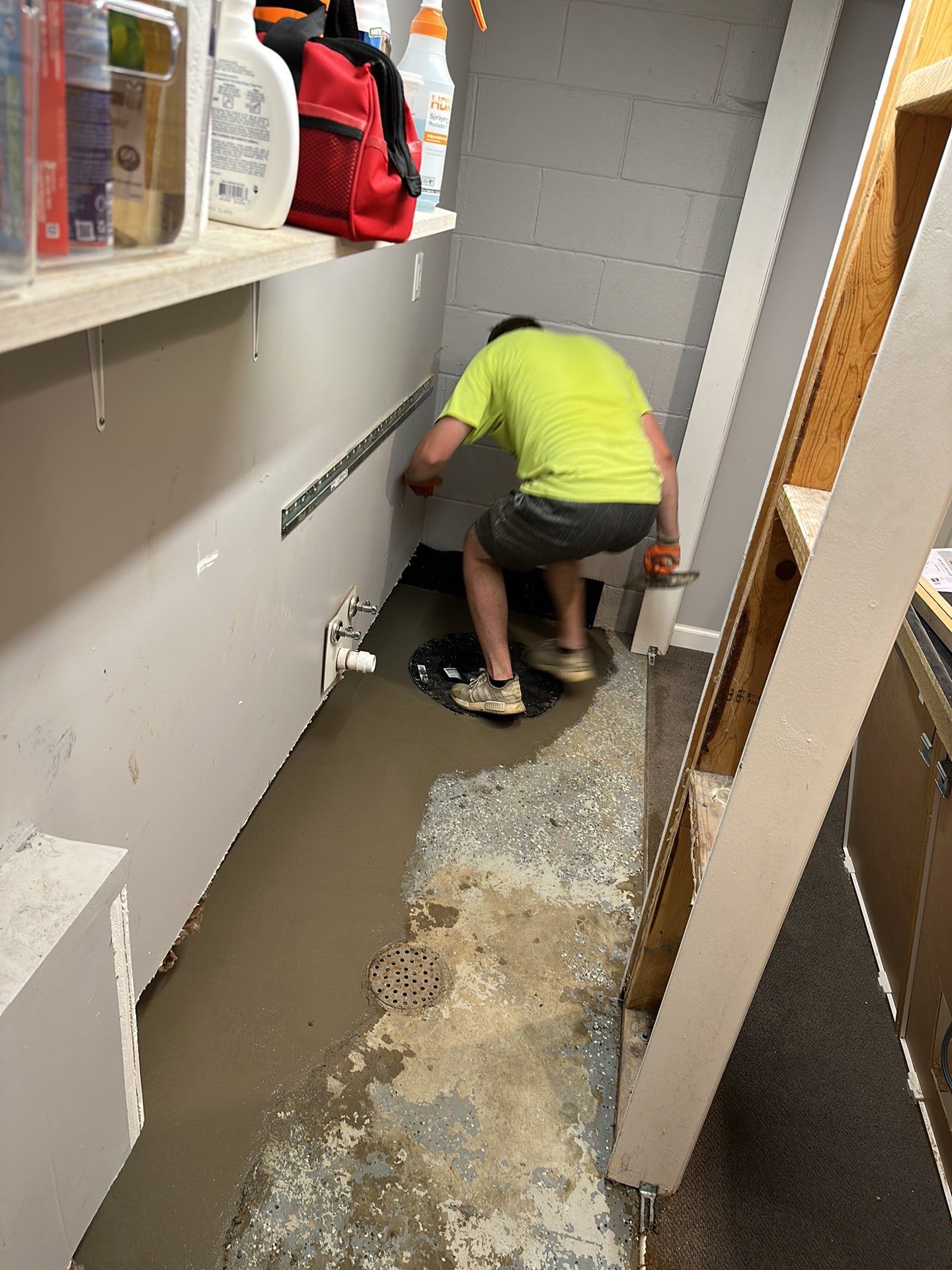 Interior Drain Tile in St. Louis Park by Waterproofing Northeast