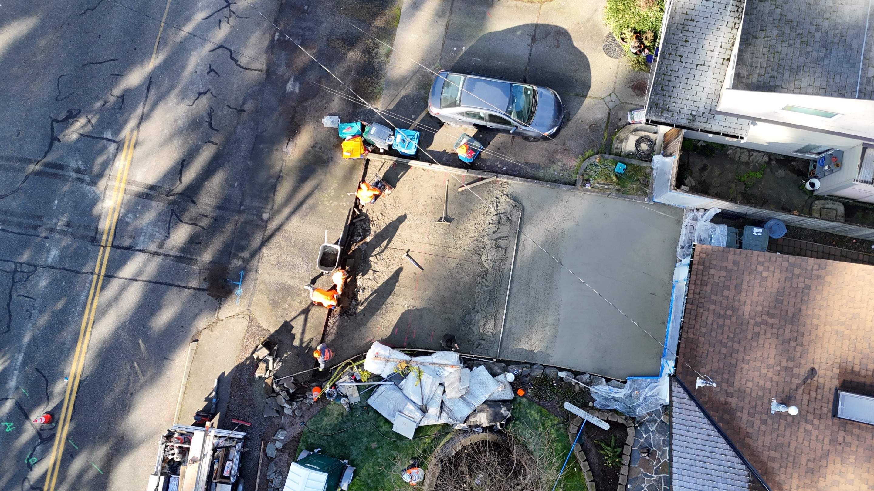 Stamped Concrete Patio and Driveway | Edmonds  by Jireh Asphalt & Concrete Inc 