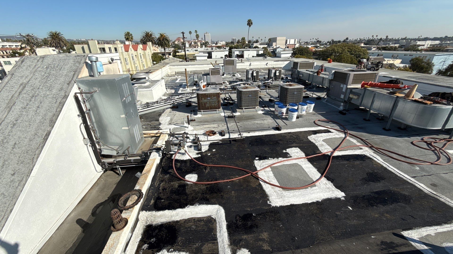 Pre-school in Santa Monica - Waterproofed with ASC Silicone Membrane System by Hull Brothers Roofing