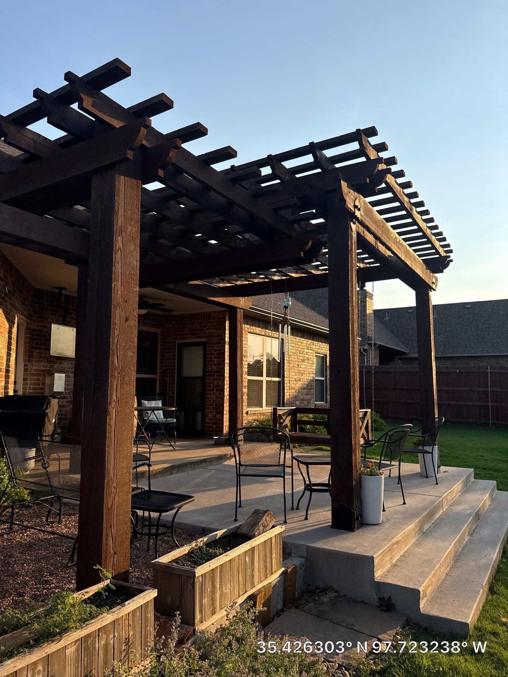 GAF Architectural Shingle Roof Replacement and Decking Repair in Mustang by 5Coat Roofing & Construction