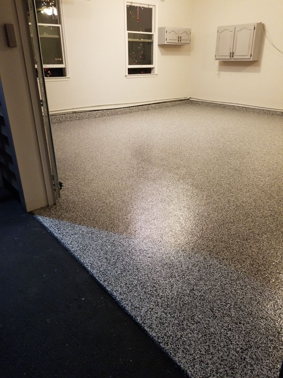 Garage Floor in Domino by Spectrum Painting, LLC