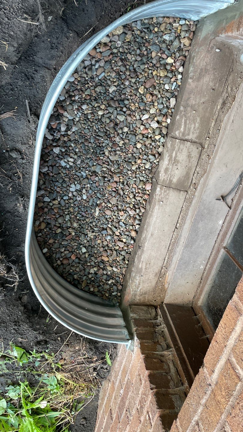 Basement Window Well Replacement in St. Paul, MN by Waterproofing Northeast