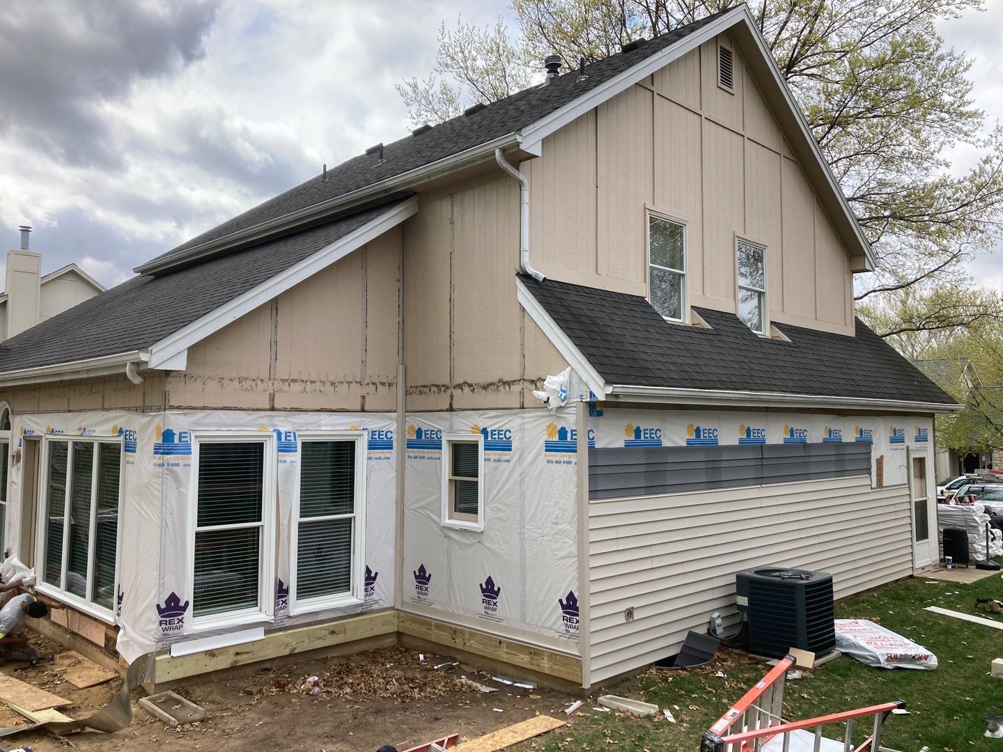 Siding Installation using Market Square by EEC  Windows, Siding & Roofing 