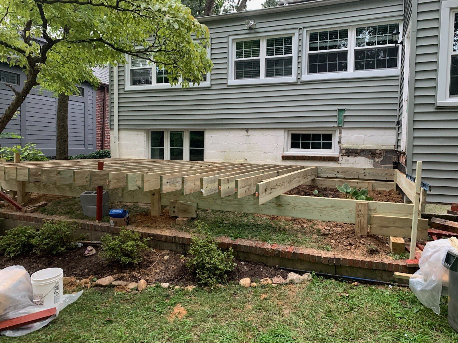 New deck installation by Window Depot of Annapolis
