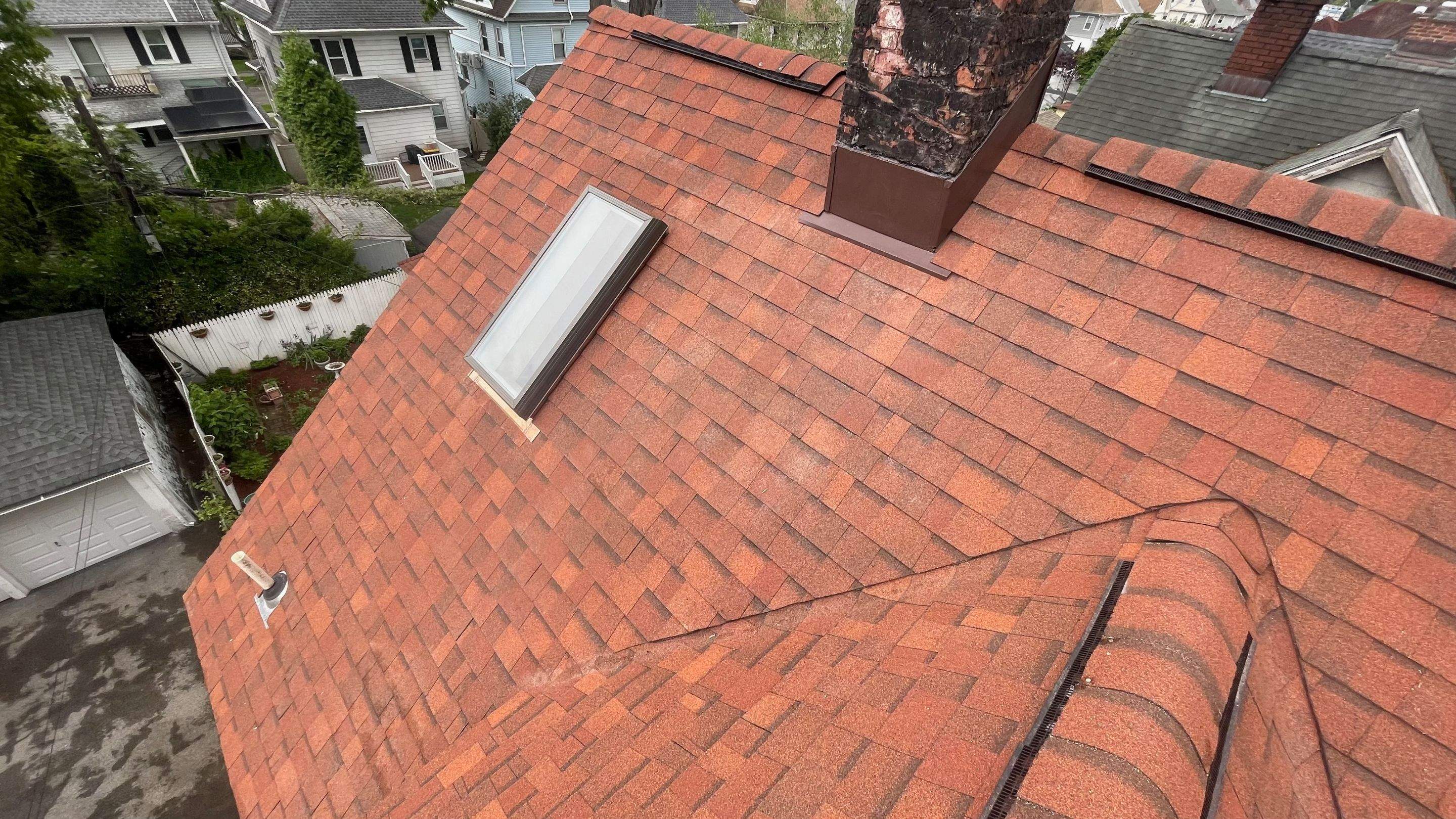 Project in New Rochelle by The Energy Efficient Roofer & George's Seamless Gutters