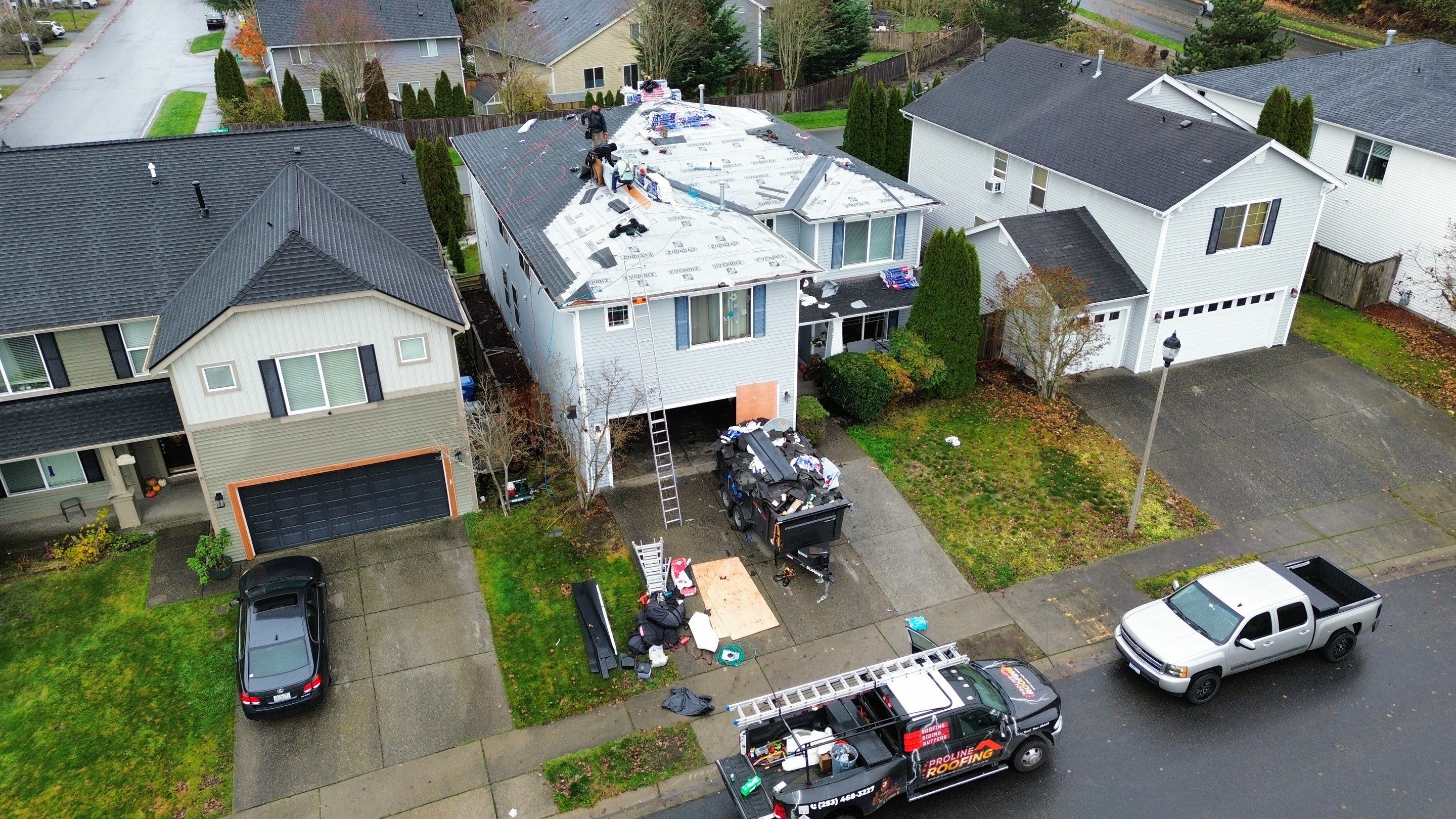 GAF Timberline HDZ, Charcoal  by Proline Roofing & Restoration LLC