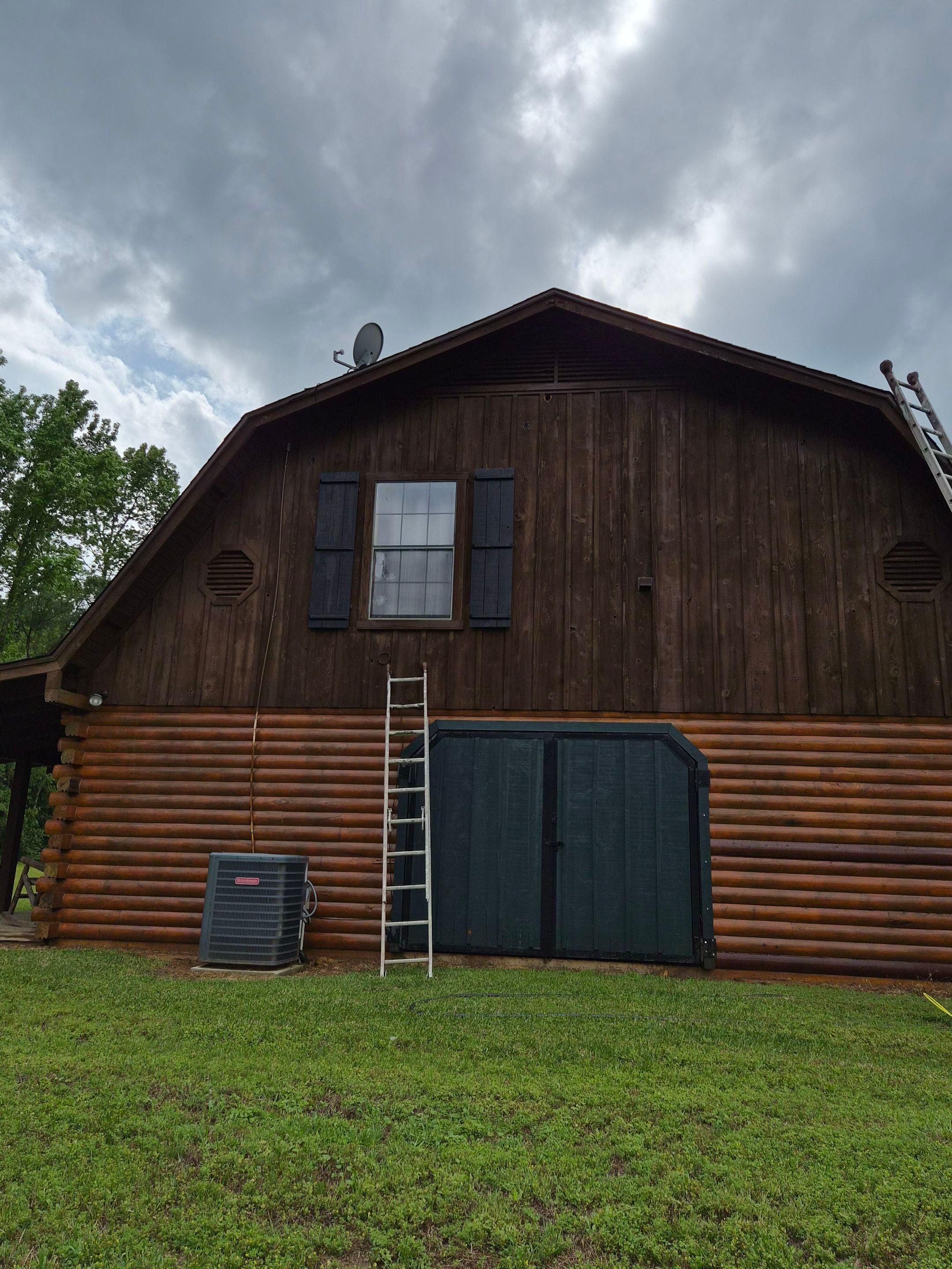 A Complete Exterior Refresh for a Custom Log Home & Property in Alba, Texas by Quality Coats Painting