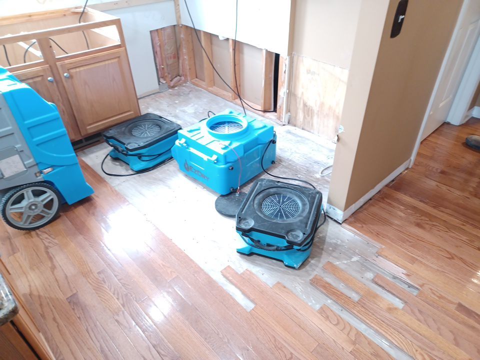 Project in Plymouth by EzDry Water Mitigation & Property Restoration