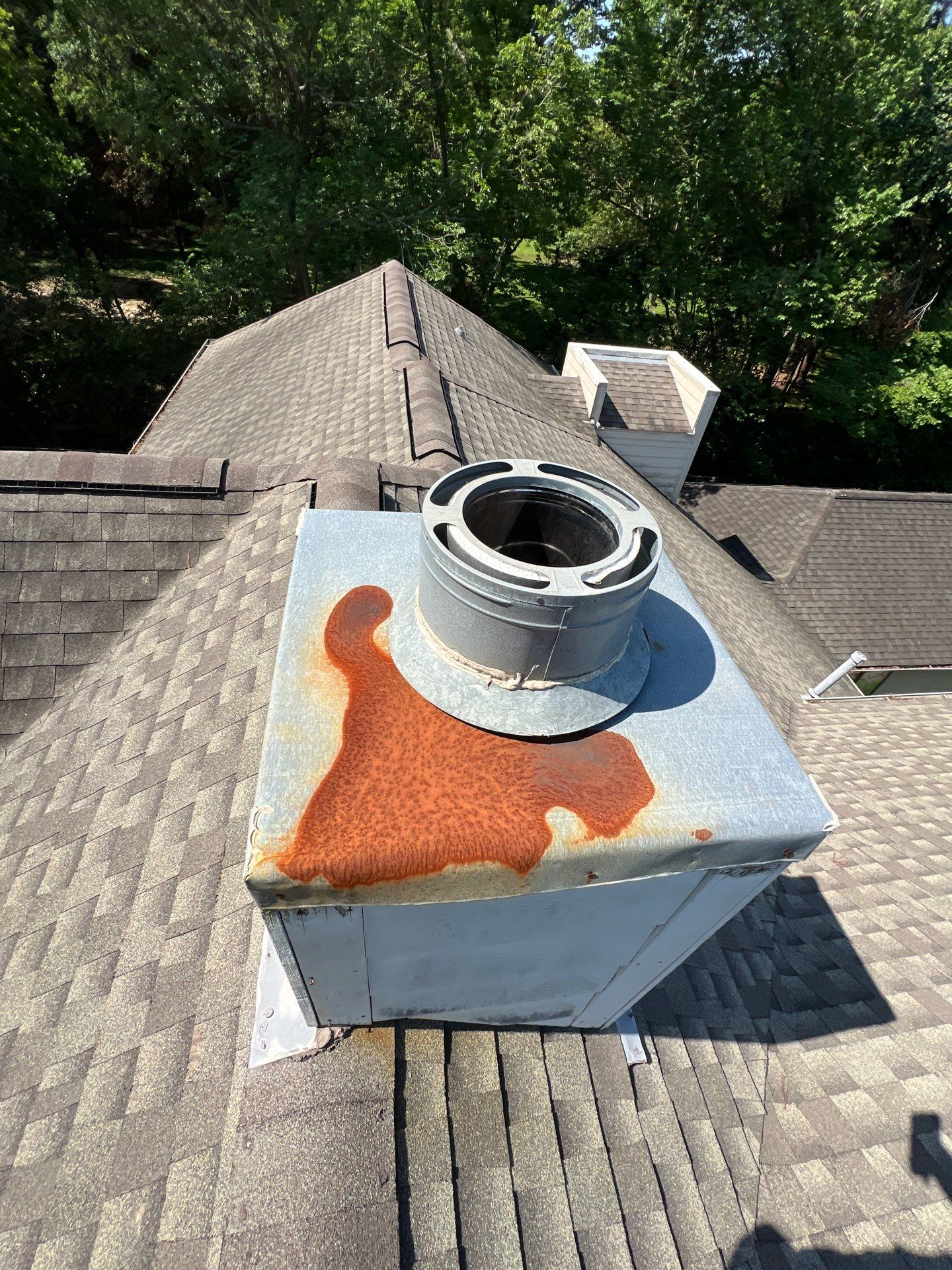 Hail Damage using Metal by Roof Repair Company