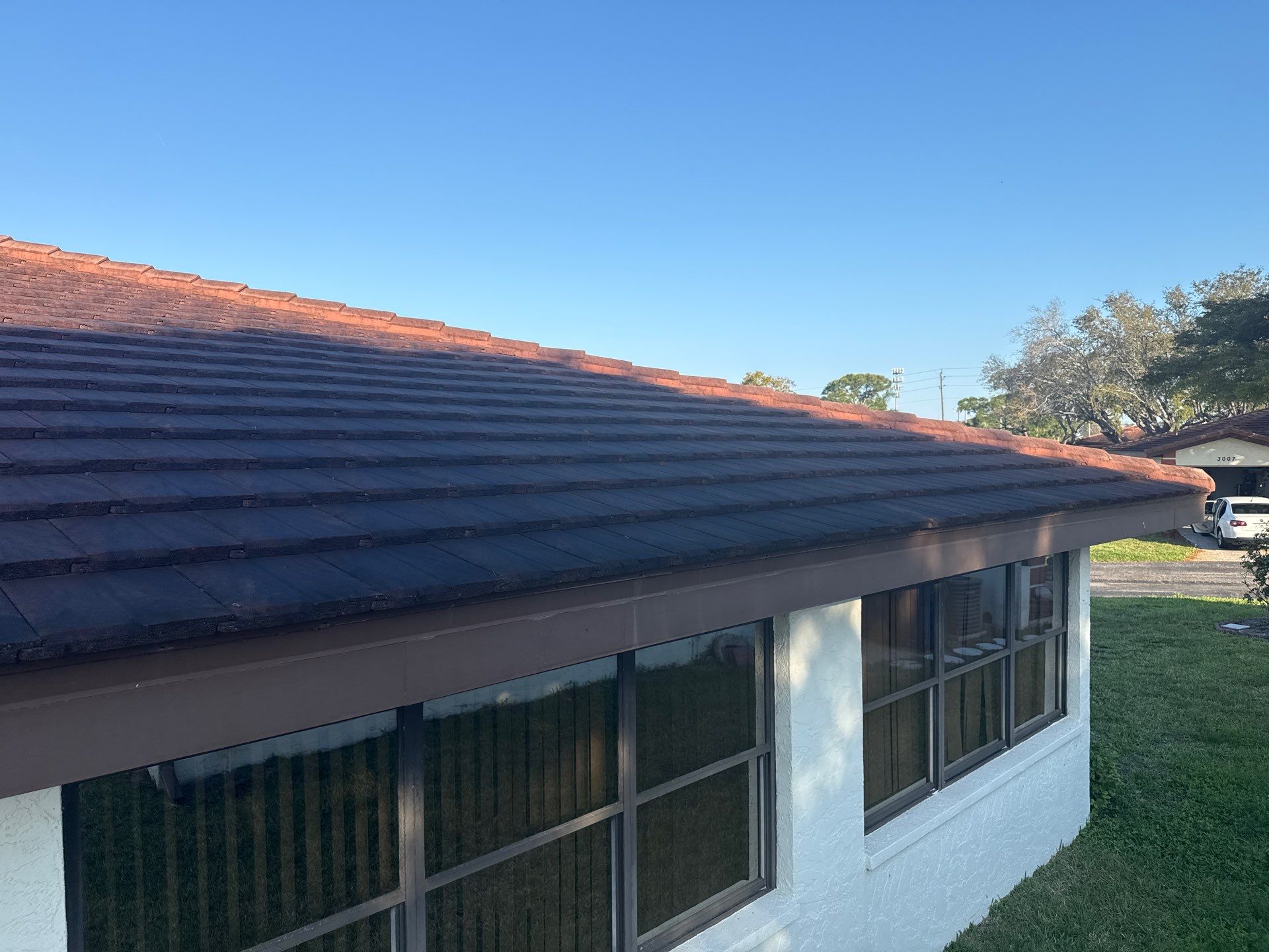 Tile Roof Cleaning – Vivenda at Bradenton I (5-Star Review & Plant Protection) by Sunshine AquaWash