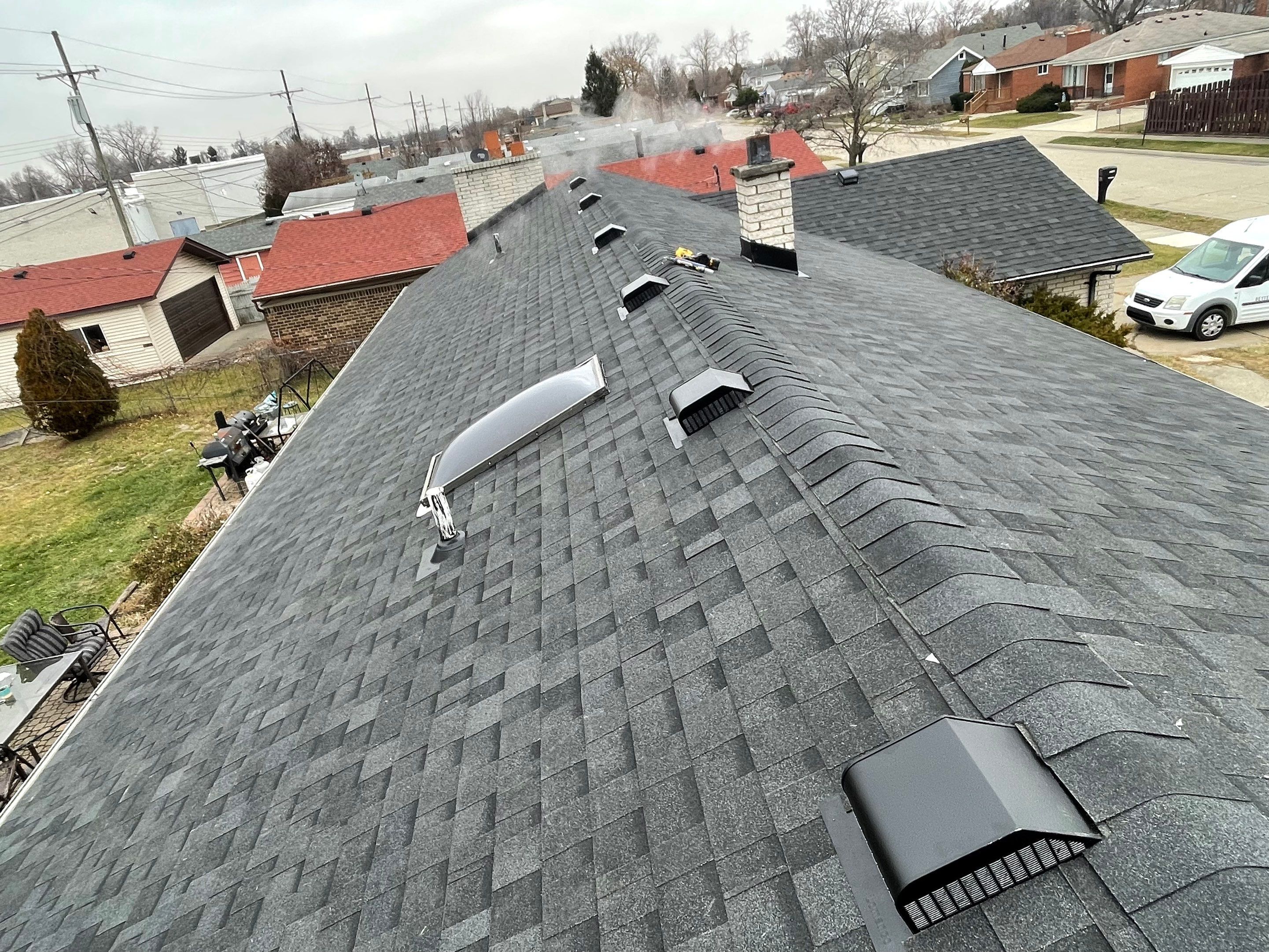 Residential Roofing Installation using IKO Dual Black by JNR Roofing LLC