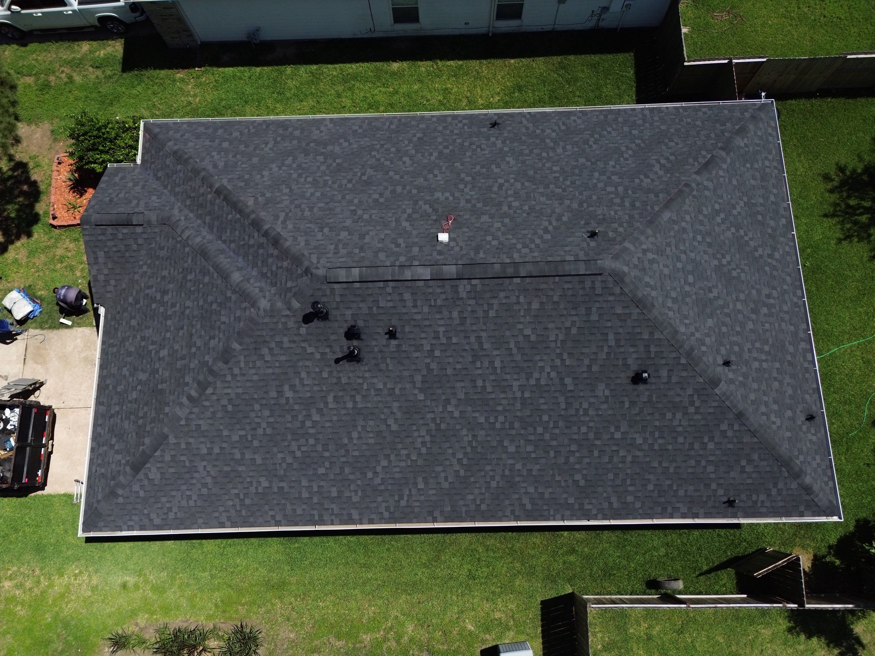 Roof Remplacement with Solar Panel by CAP Roofing and Construction LLC